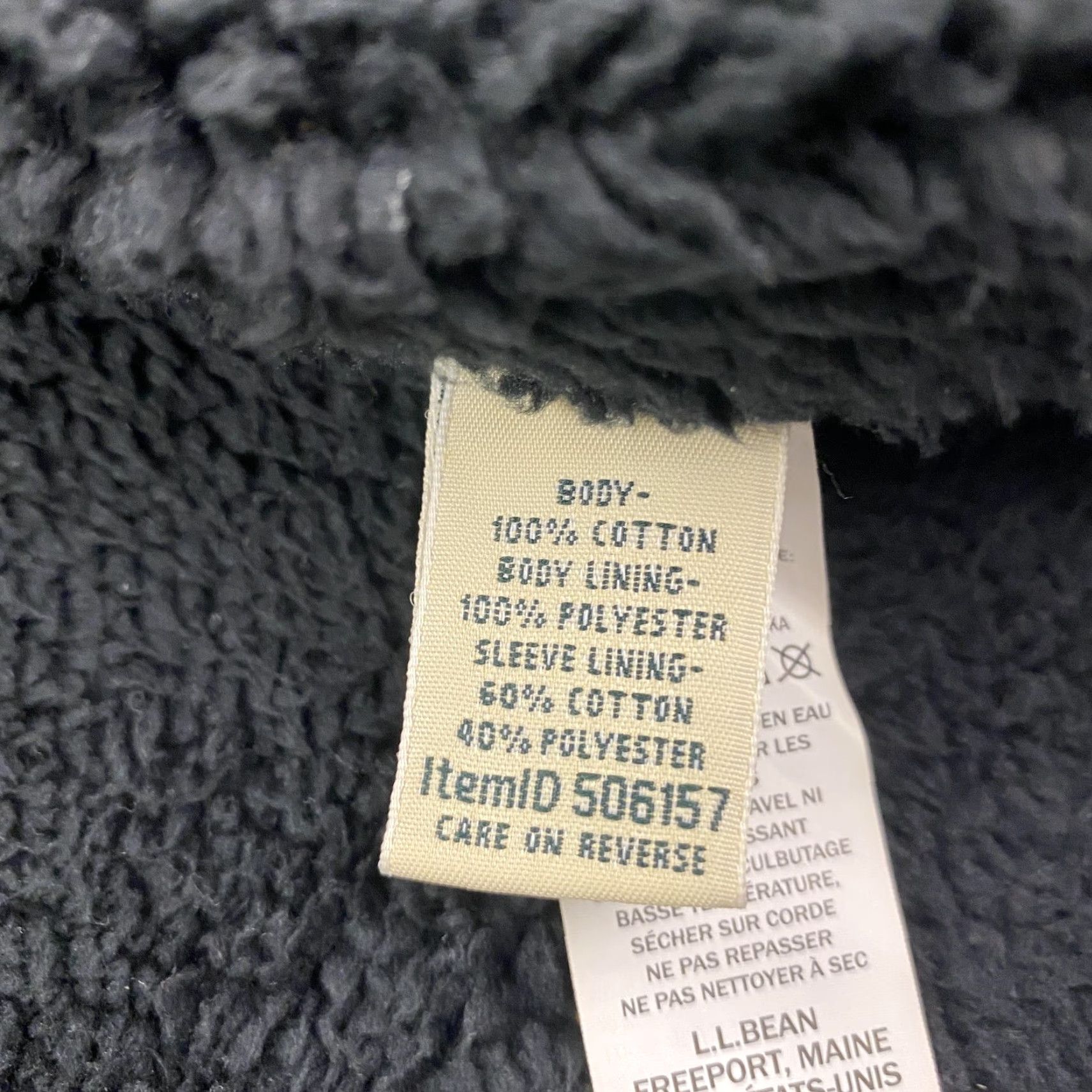 Vintage LL Bean Jacket Womens Medium Petite Yellow Plaid Flannel Hooded Sherpa Lined Size M / US 6-8 / IT 42-44 - 7 Thumbnail