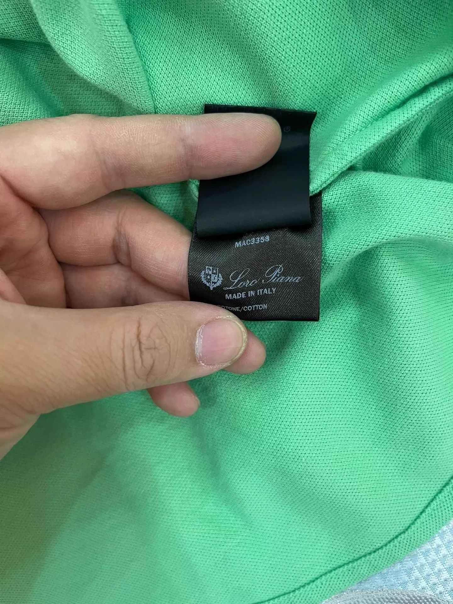 Loro Piana Loro Piana Fresh Green Short Sleeve T - Shirt M (New) Size US M / EU 48-50 / 2 - 6 Thumbnail