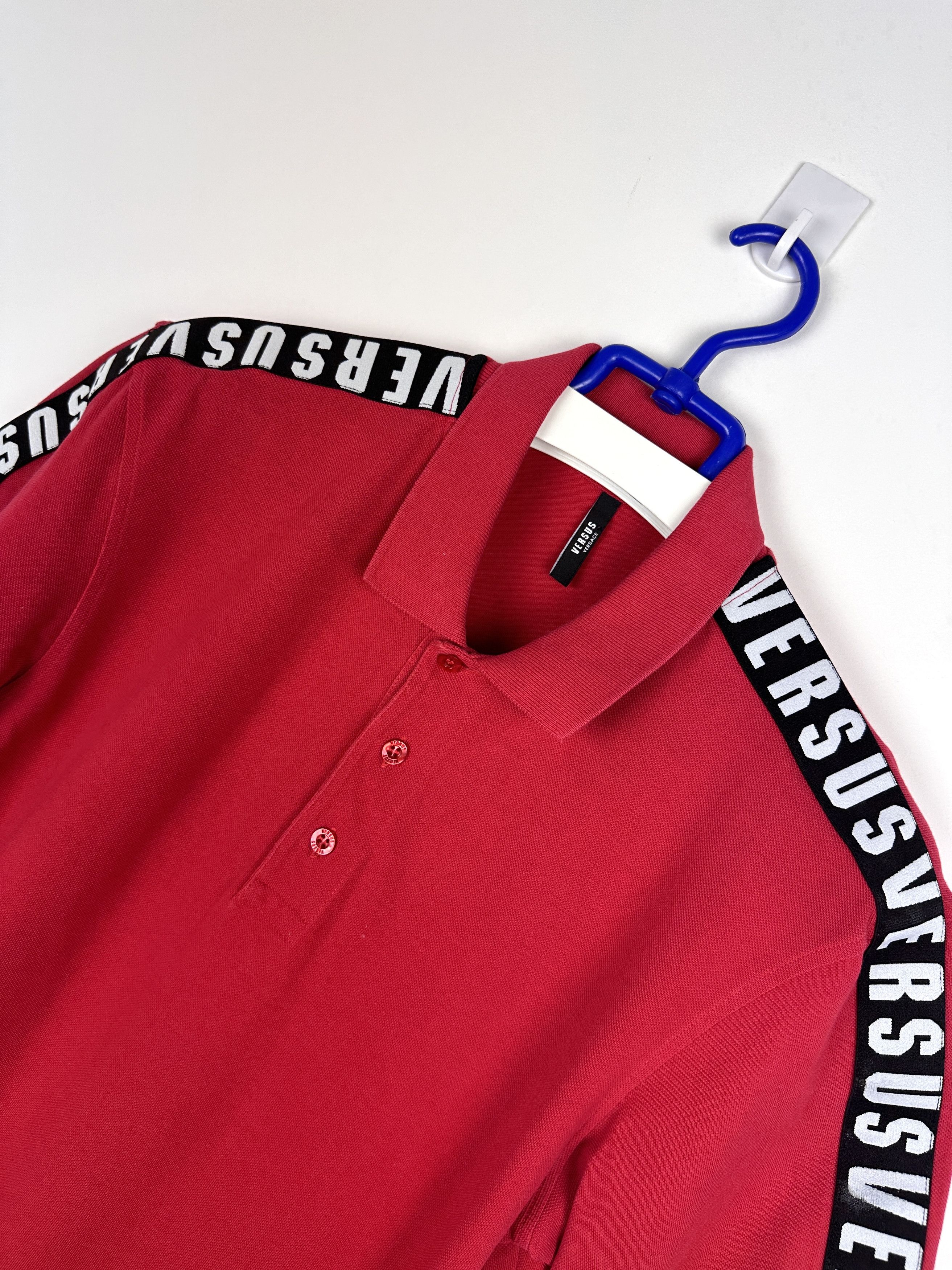 Versace Versus Verace red men polo tee Size US S / EU 44-46 / 1 - 2 Thumbnail