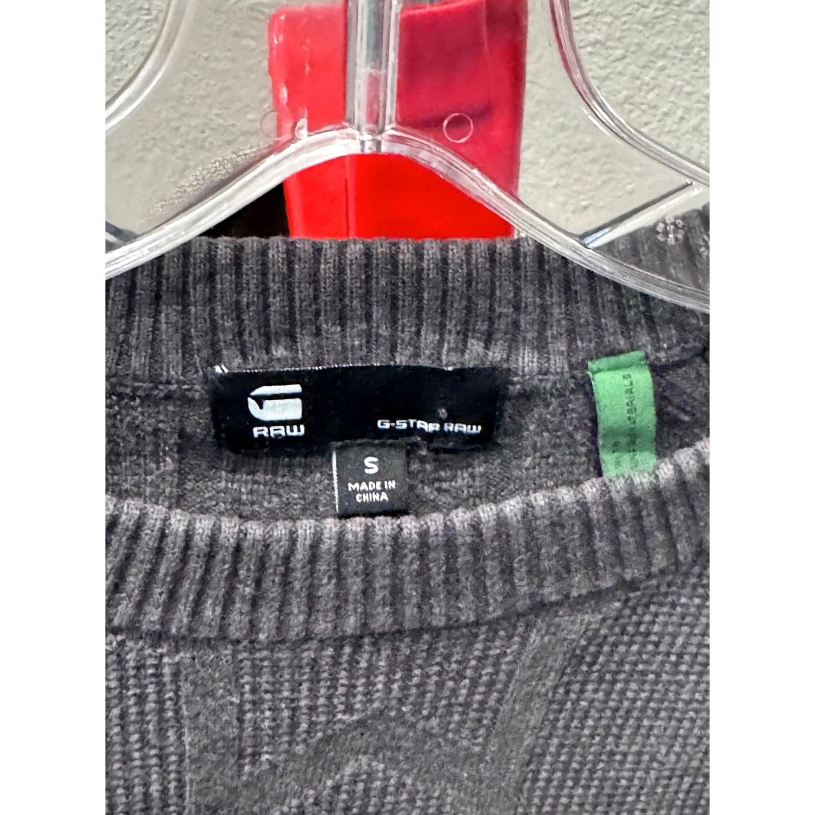 Vintage G Star Raw Gray Knit Sweater S Shirt Mens Small Size US S / EU 44-46 / 1 - 6 Thumbnail
