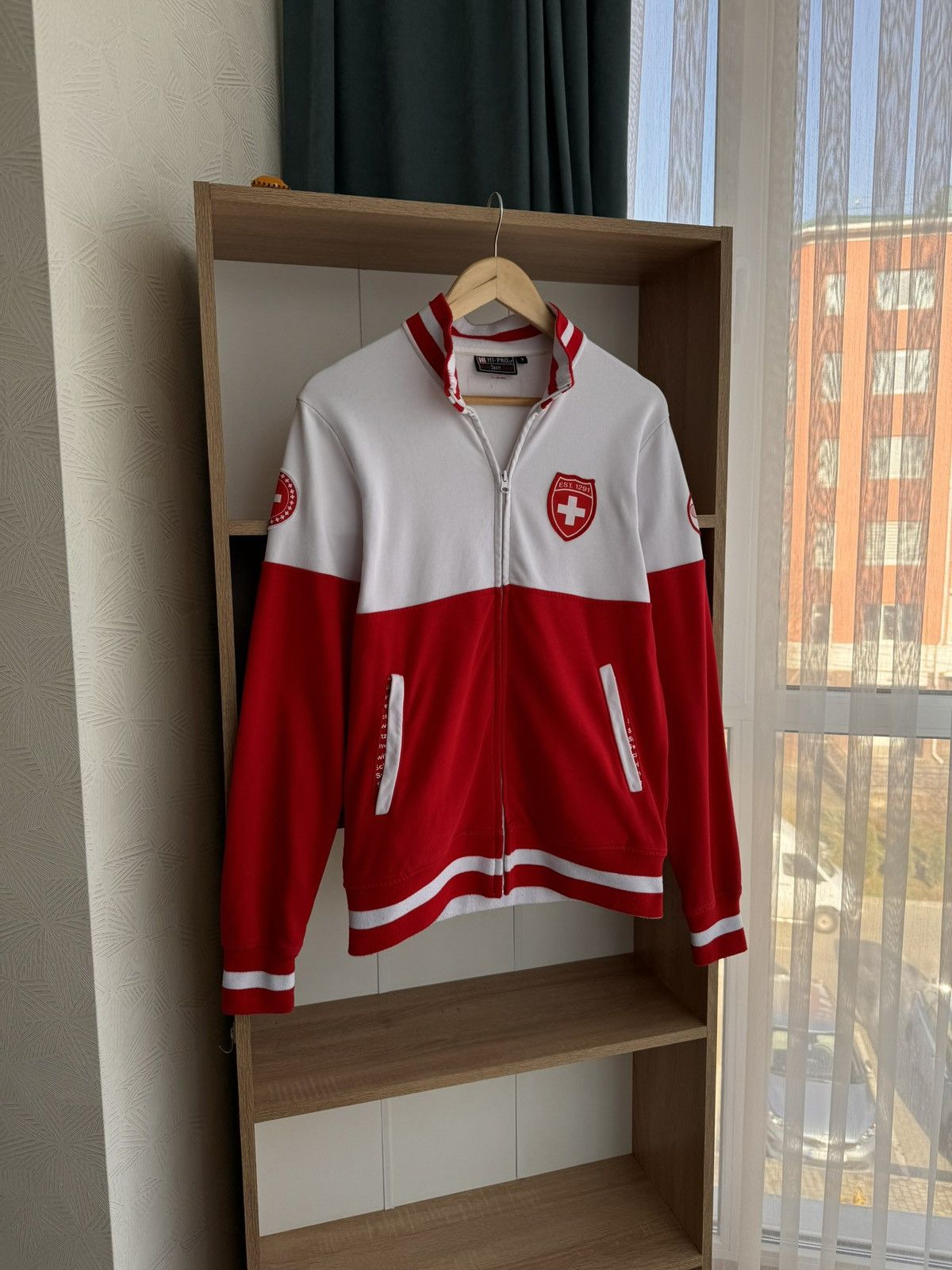 Vintage Vintage Suisse Tennis Roger Federer RF National Zip Hoodie Size US S / EU 44-46 / 1 - 4 Thumbnail