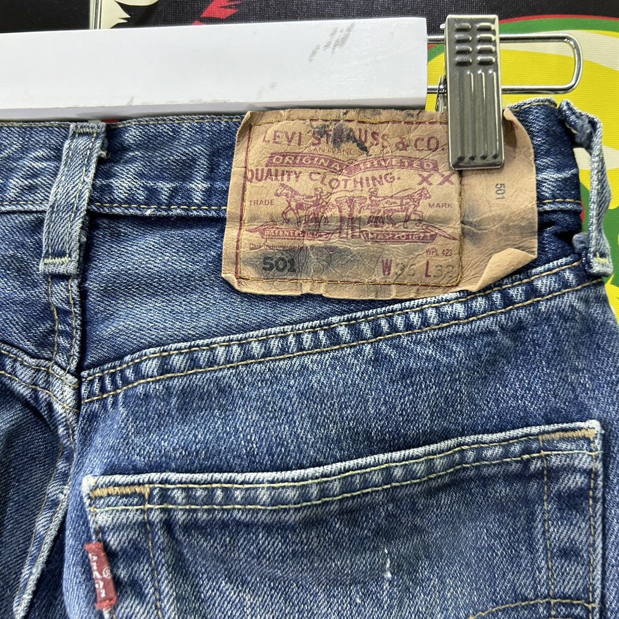 Levi's Vintage Levi’s 501 Y2k Distressed Denim Size US 26 / EU 42 - 14 Thumbnail