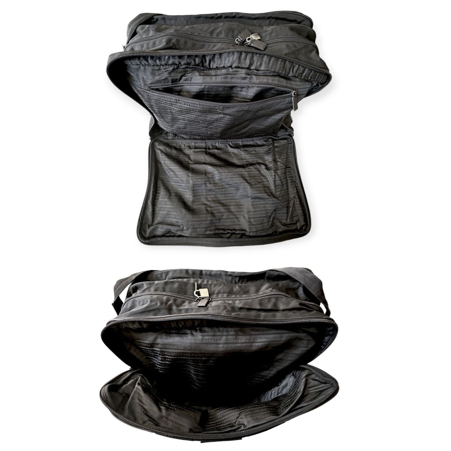 Prada Prada Viaggio V58 2-Way Nylon Travel Carry-On Bag Size ONE SIZE - 12 Thumbnail