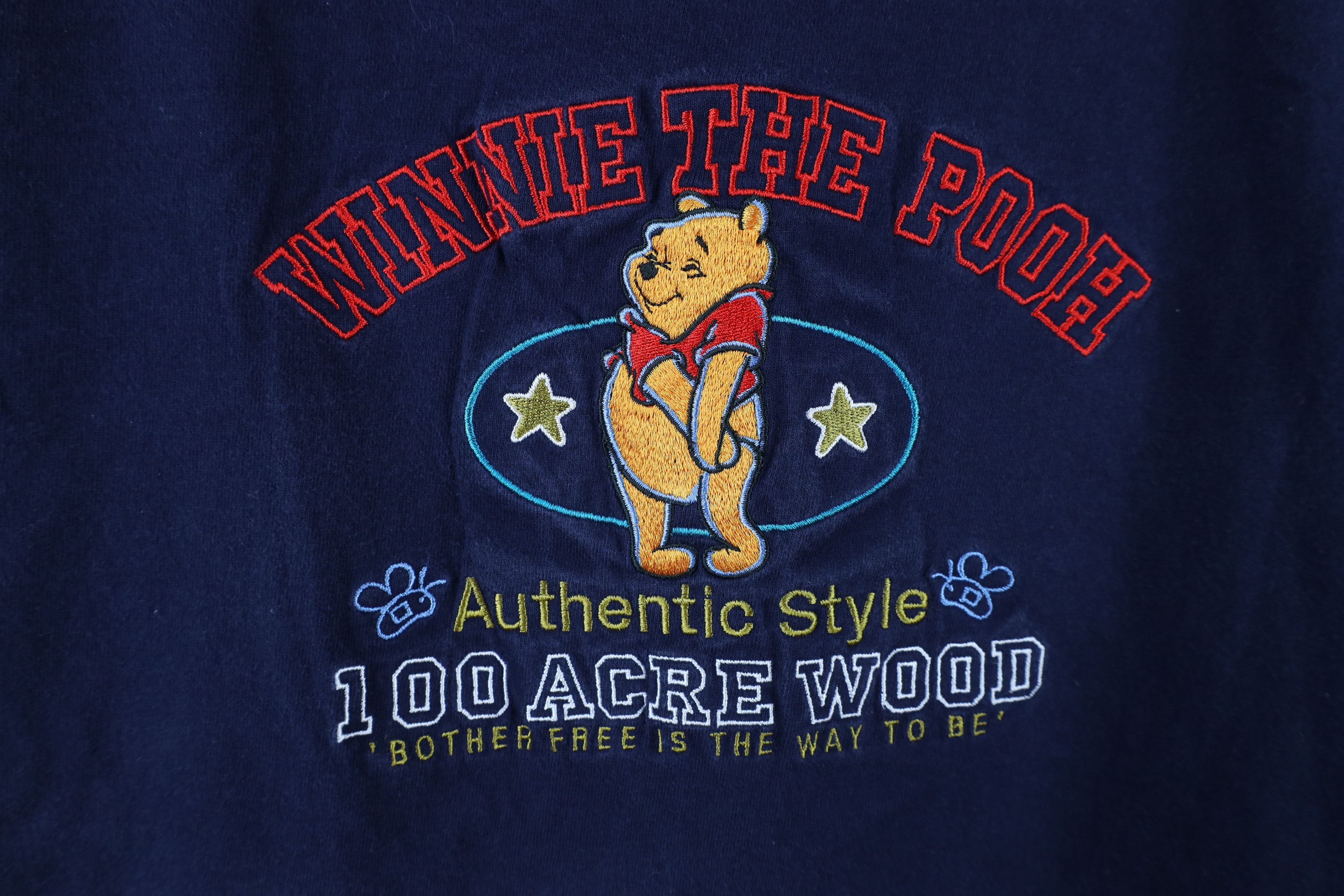Disney × Vintage Vintage 90s Disney Winnie the Pooh 100 Acre Wood T-Shirt Size L / US 10 / IT 46 - 4 Thumbnail