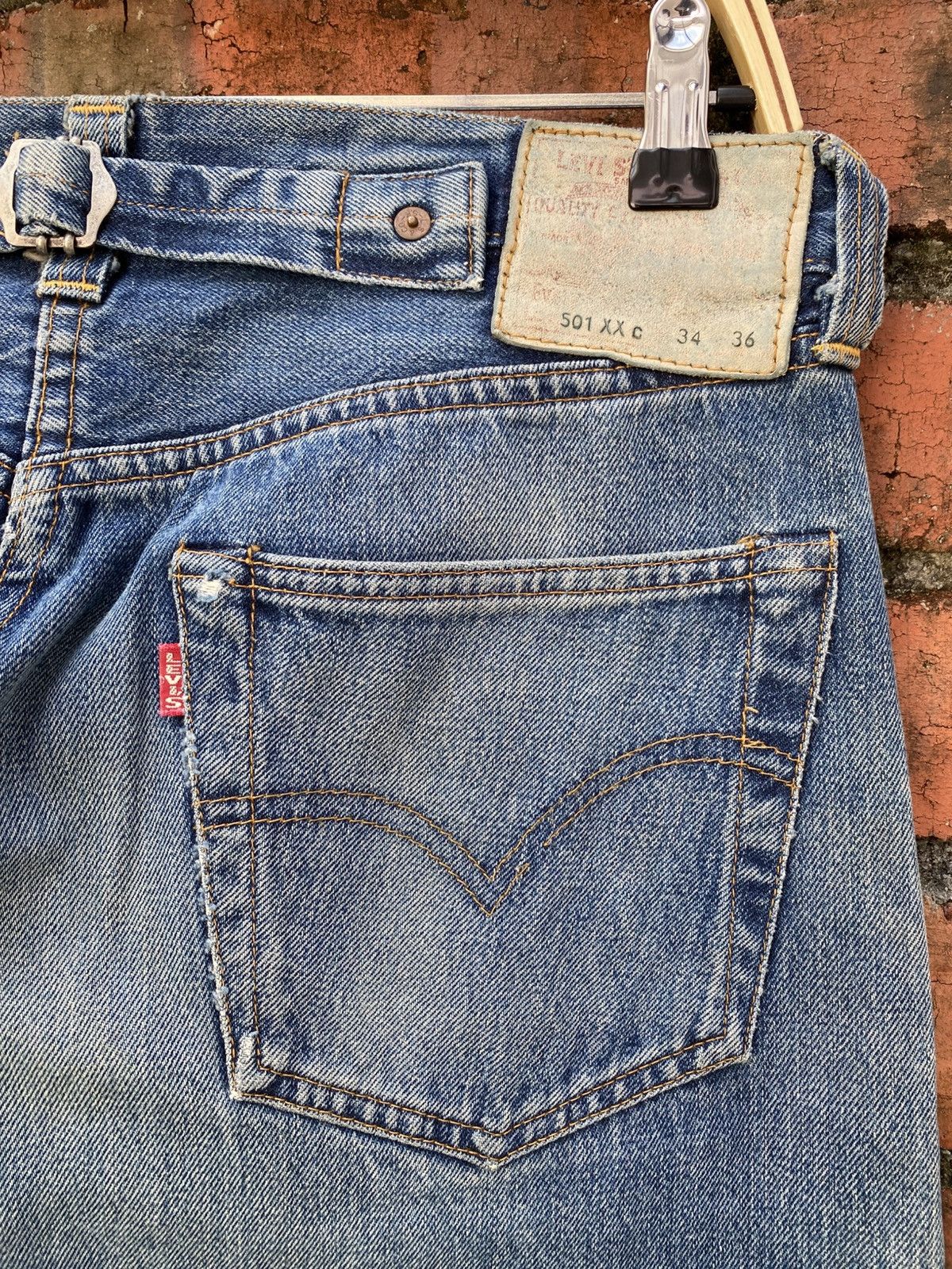 Levi's × Levi's Vintage Clothing × Vintage W31x31 Vintage levi's 501XX c redline big E mad ein USA Size US 31 - 3 Thumbnail