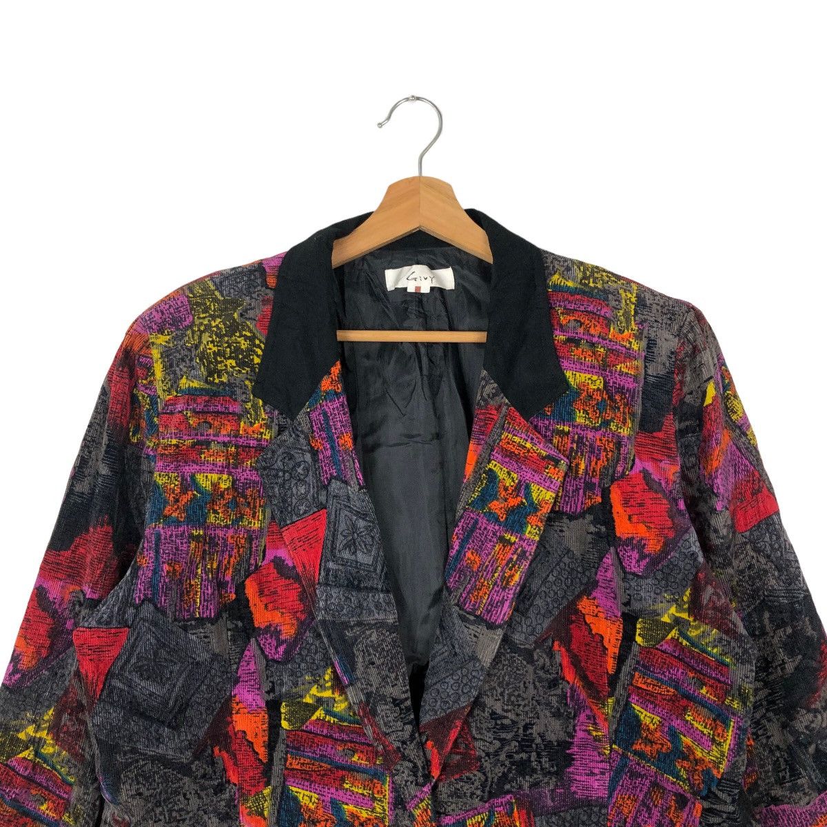 Japanese Brand VINTAGE GIVY JAPAN ART FULL PRINT SPLASH DESIGN Size US M / EU 48-50 / 2 - 2 Thumbnail