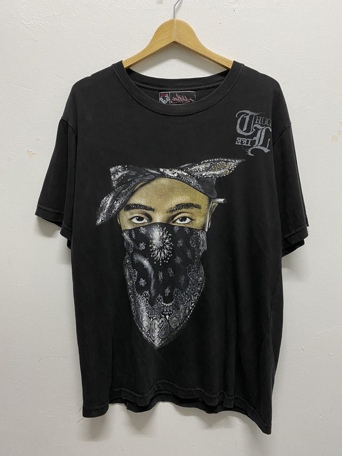 Band Tees Faded Vintage Tupac Rap Tee Size US L / EU 52-54 / 3 - 2 Thumbnail