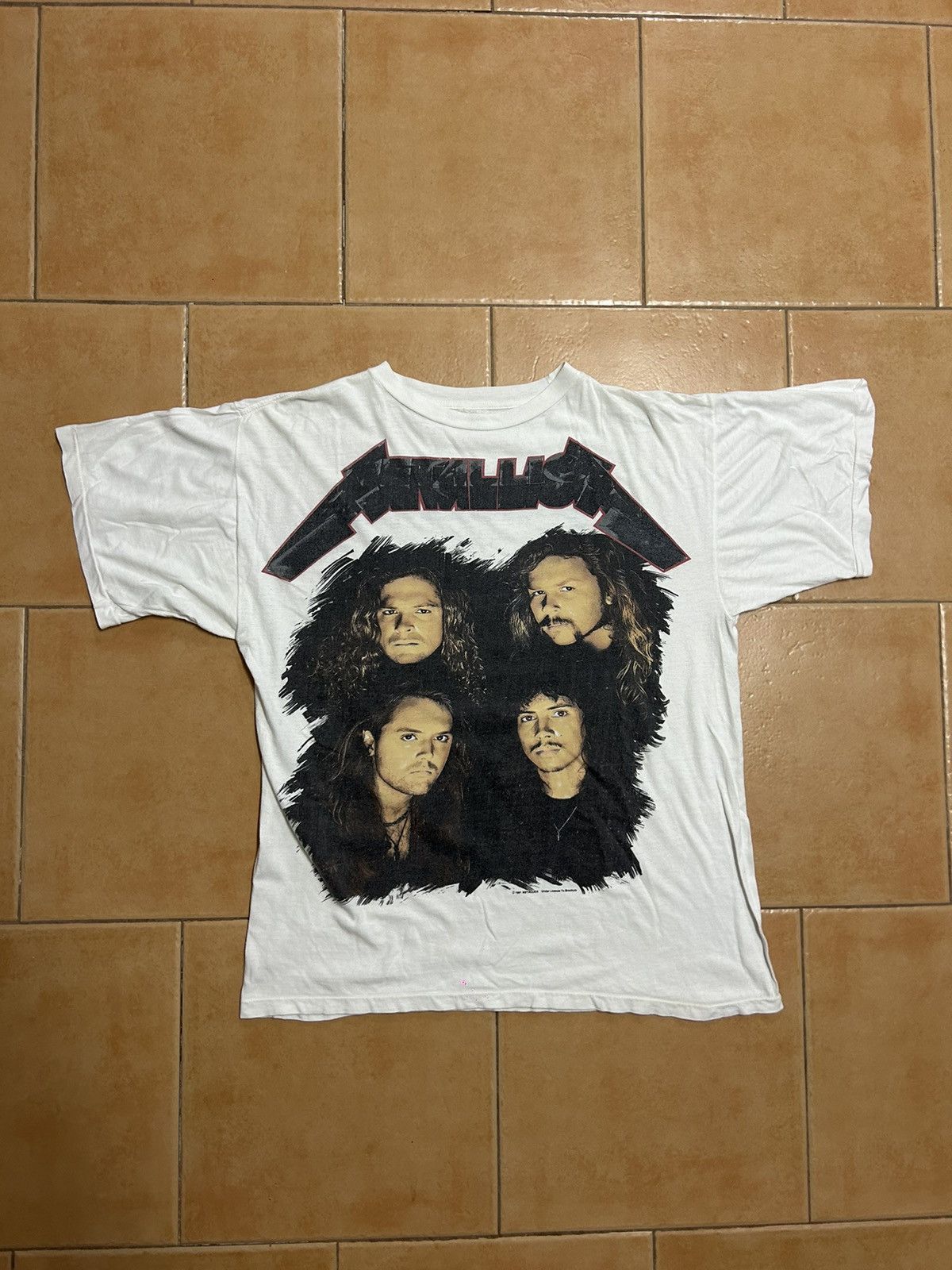 Metallica Metallica 1991 original merch vintage tee Size US M / EU 48-50 / 2 - 1 Thumbnail