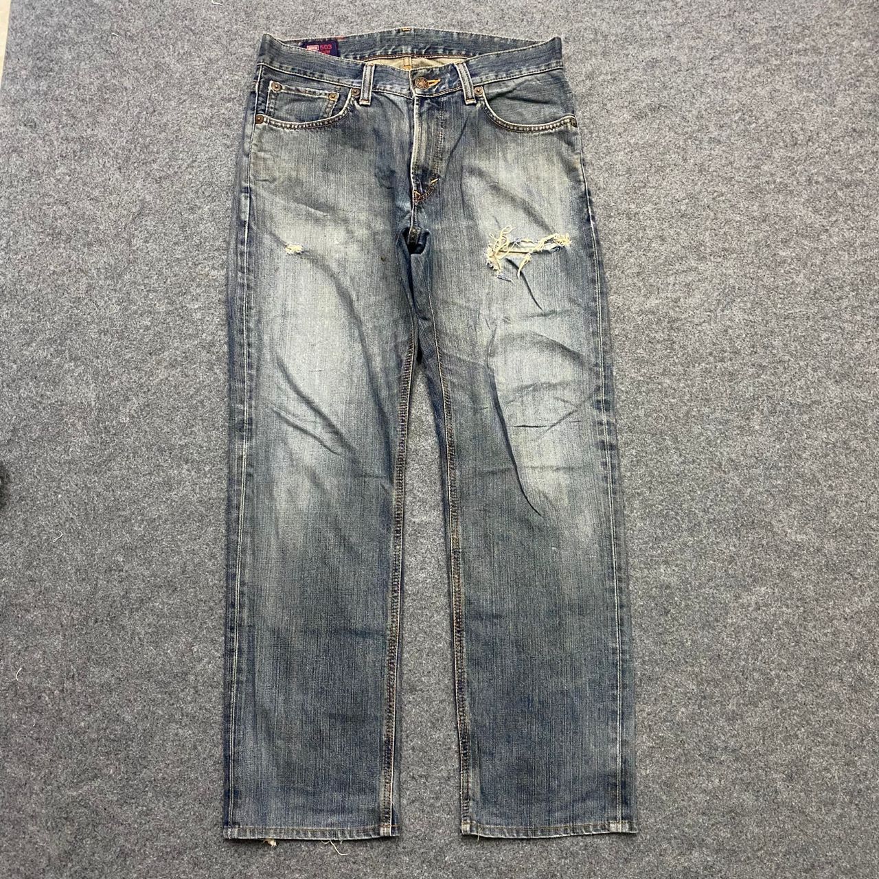 💥Best Offer💥Vintage Edwin 503 Distressed Denim
