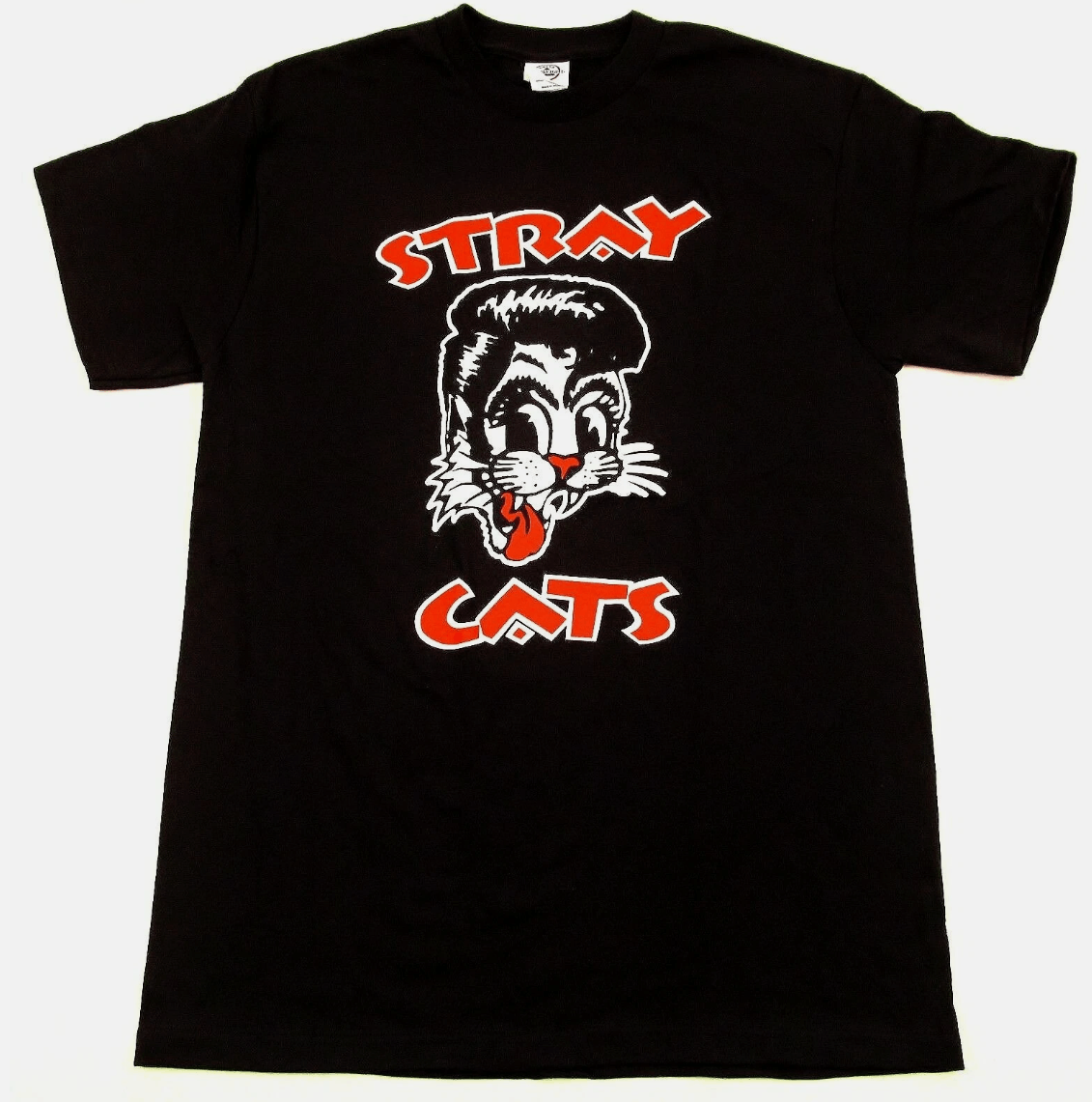 Band Tees STRAY CATS Band T-shirt Rockabilly Cool Cat Tattoo Tee New Size US XL / EU 56 / 4 - 1 Thumbnail