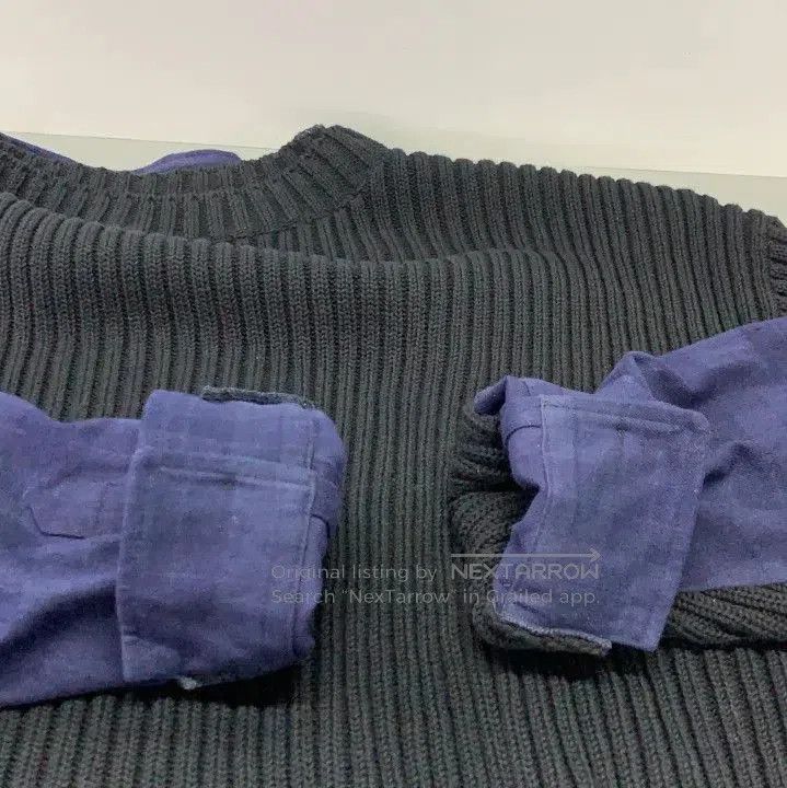 Balenciaga Balenciaga Black Striped Knit Pullover Sweater. Size US M / EU 48-50 / 2 - 2 Thumbnail