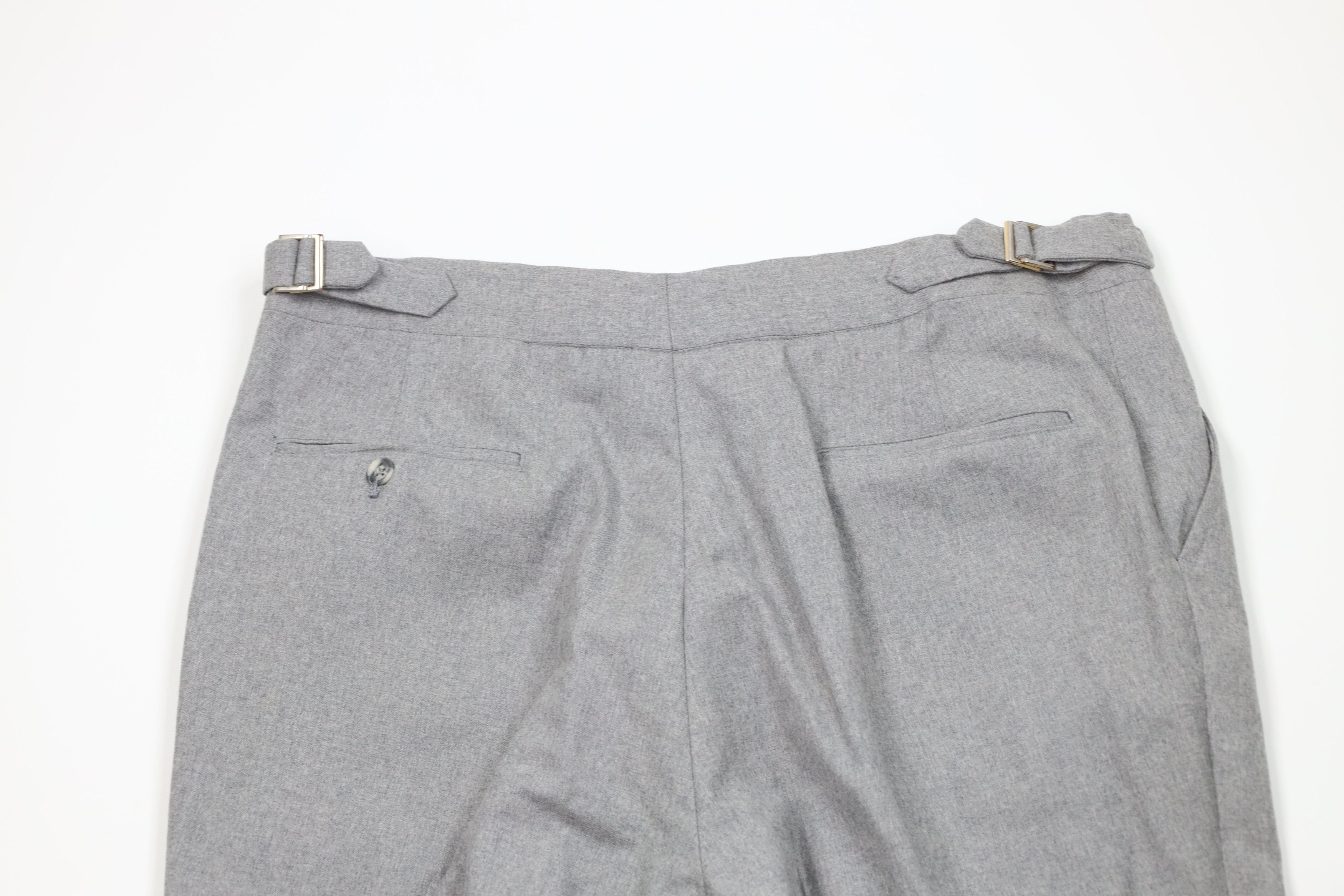 Vintage Vintage 70s Streetwear Back Wool Bell Bottoms Pants Gray USA Size US 36 / EU 52 - 10 Thumbnail