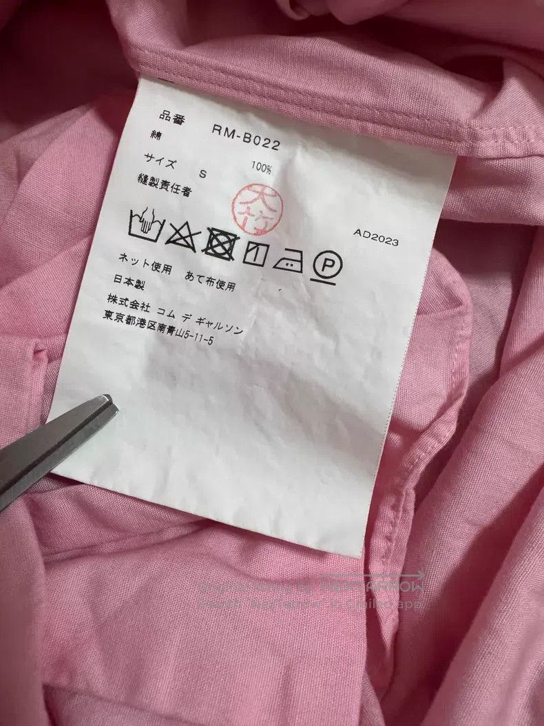Comme des Garcons Comme Des Garcons Pink Bow Shirt Size S / US 4 / IT 40 - 6 Thumbnail
