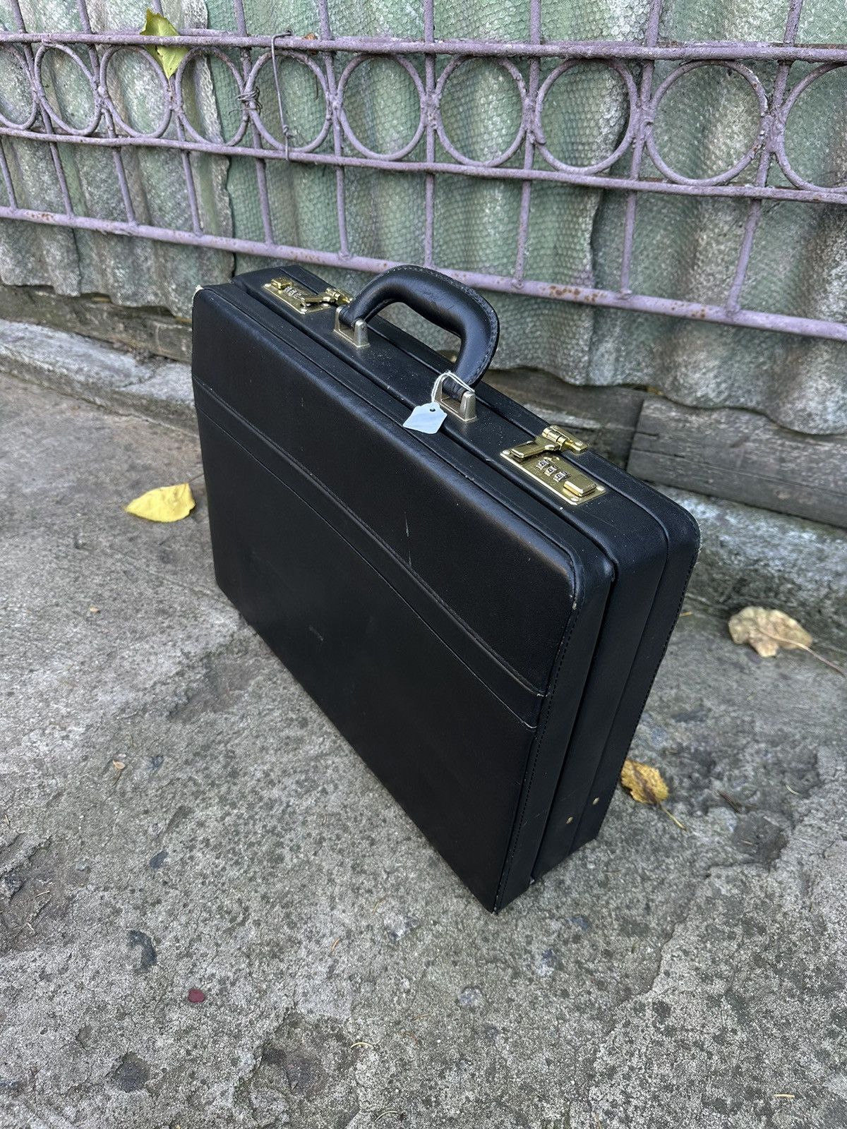 Leather × Vintage 1960/70s Sterling Combination Lock Leather Briefcase Size ONE SIZE - 5 Thumbnail