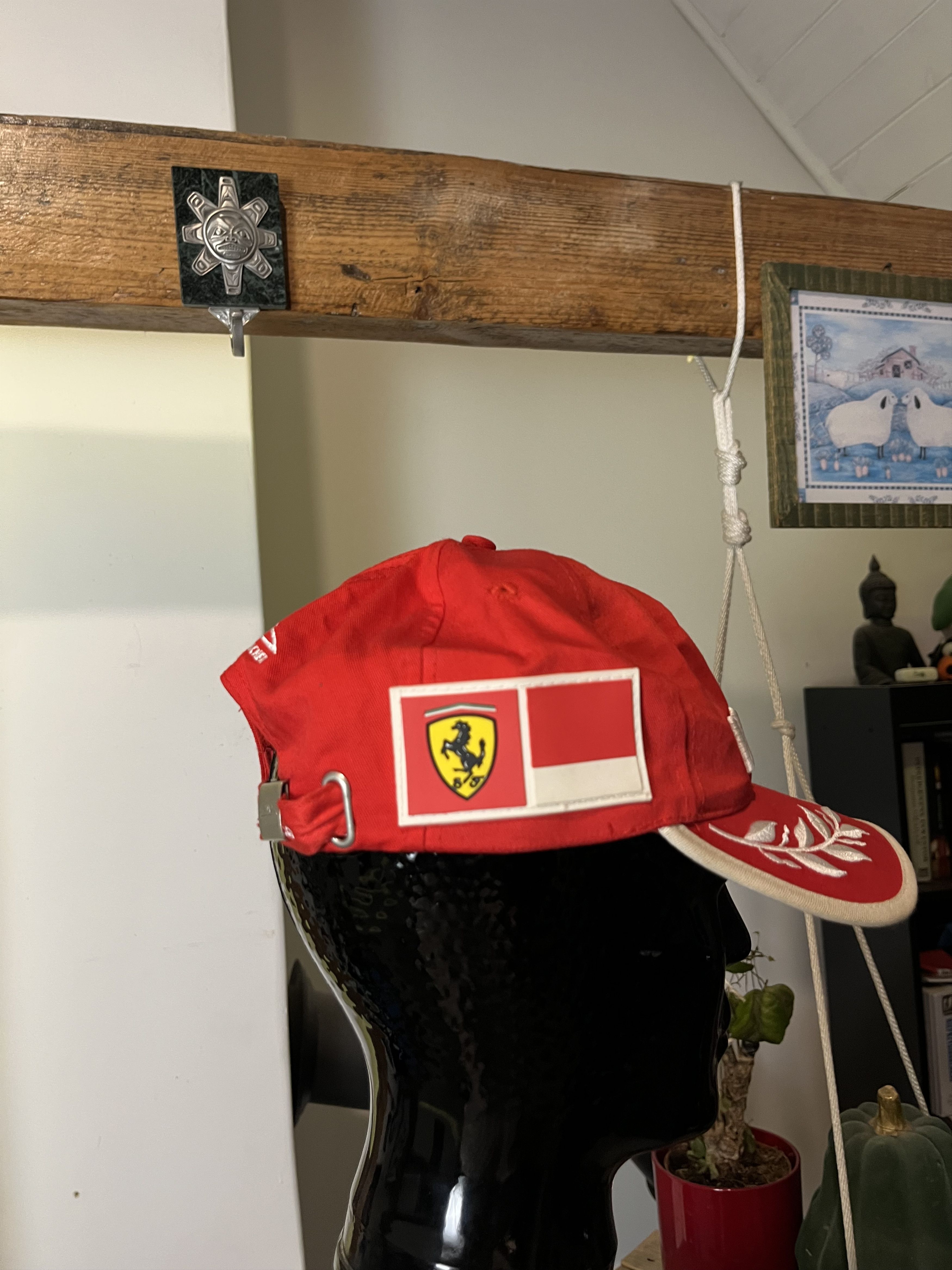 Ferrari × Vintage 00s Dekra Michael Schumacher F1 World Champion Cap Ferrari Size ONE SIZE - 5 Thumbnail