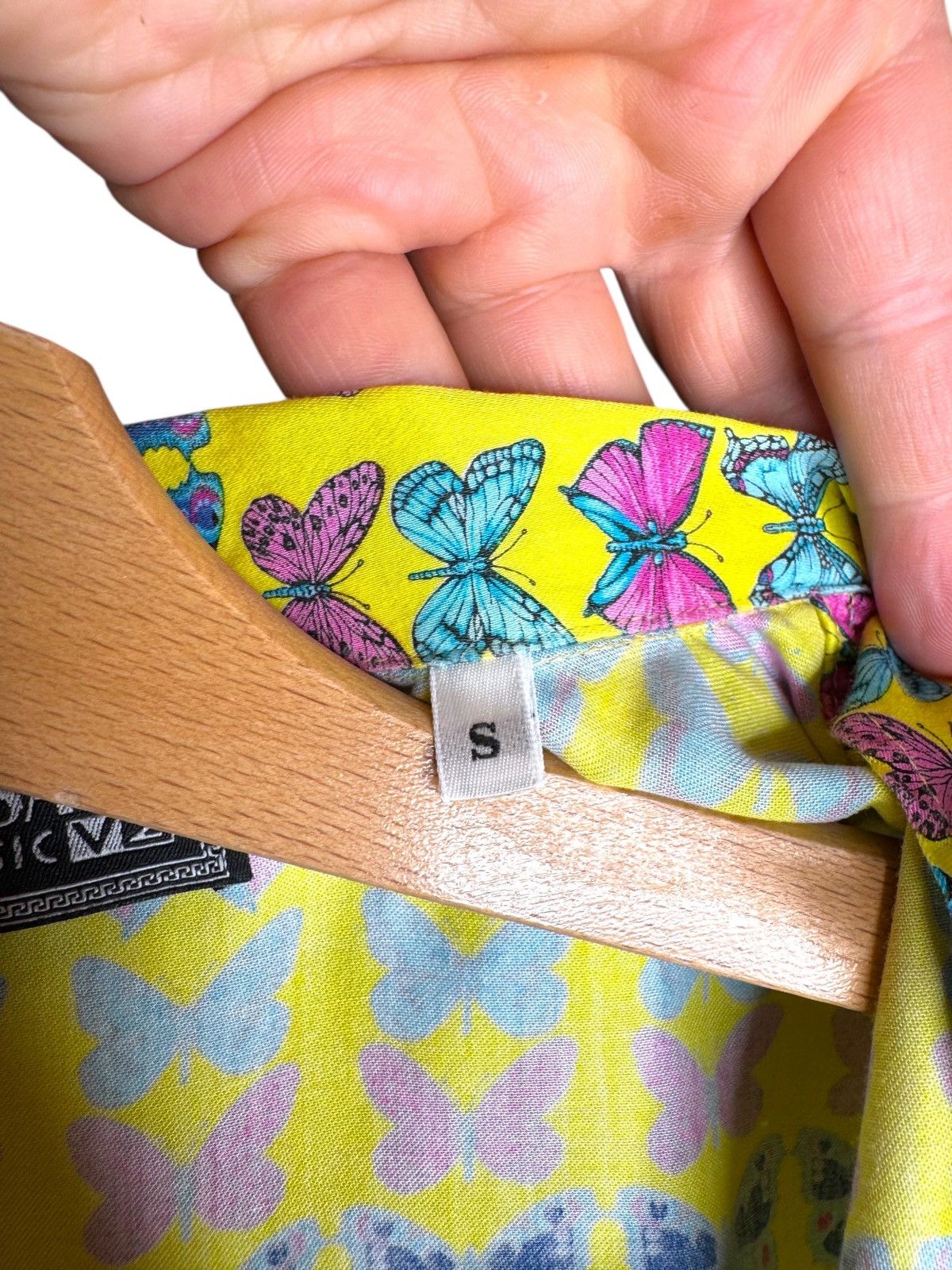 Versace Gianni Versace V2 Vintage Butterfly Shirt Yellow S Size US S / EU 44-46 / 1 - 11 Thumbnail