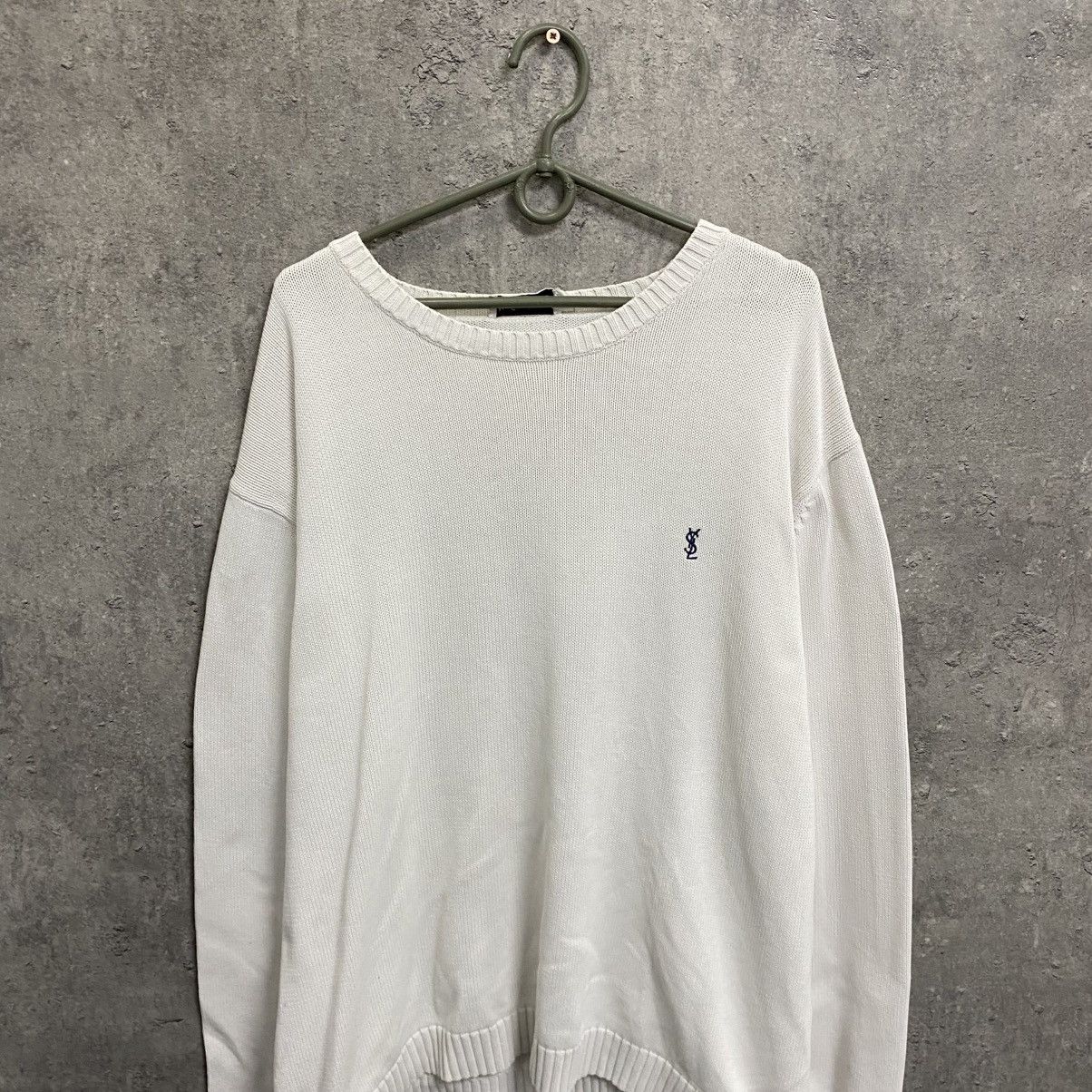 Yves Saint Laurent Heavy YSL Sweater Knit Thick Yves Saint Laurent Sweatshirt Size US XXL / EU 58 / 5 - 4 Thumbnail