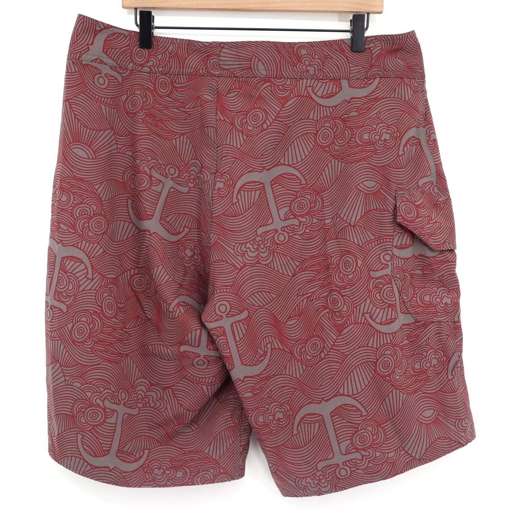 The North Face The North Face Men's Board Shorts Swim Trunks Nautical Anchor Print Sz 38 Size US 38 / EU 54 - 2 Thumbnail