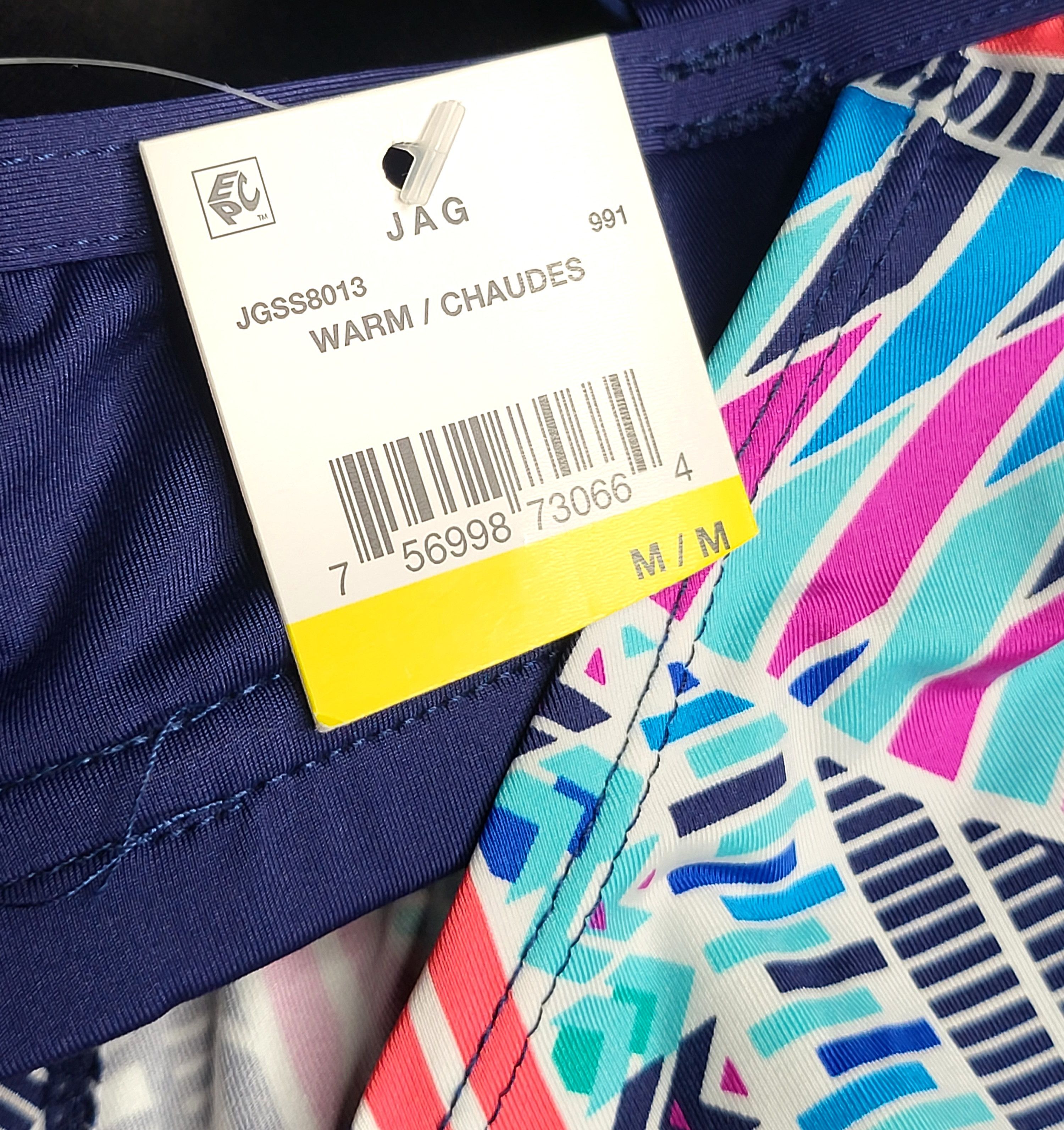 Other NWT JAG Chevron Print Cross Back Tankini Top Sporty Size M Size M / US 6-8 / IT 42-44 - 6 Thumbnail