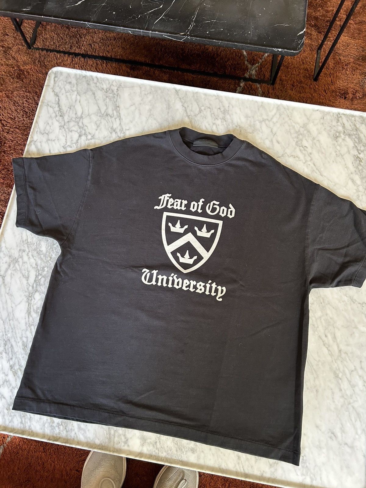 Fear of God DARK BLUE ESSENTIALS FEAR OF GOD TEE Size US S / EU 44-46 / 1 - 2 Thumbnail