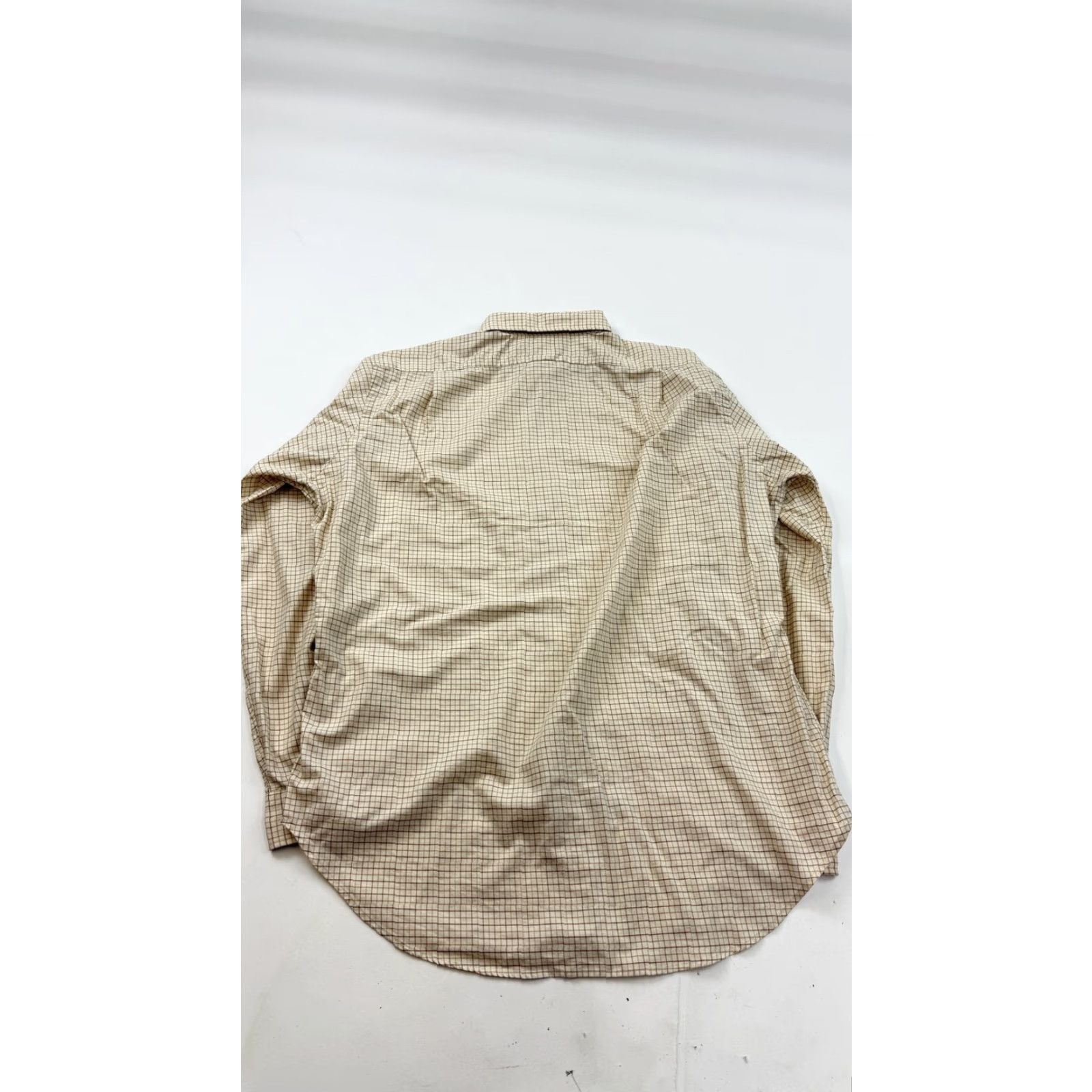 Polo Ralph Lauren Polo Ralph Lauren Shirt Mens Large Beige Check Westerton Classic Button Front Size US L / EU 52-54 / 3 - 6 Thumbnail