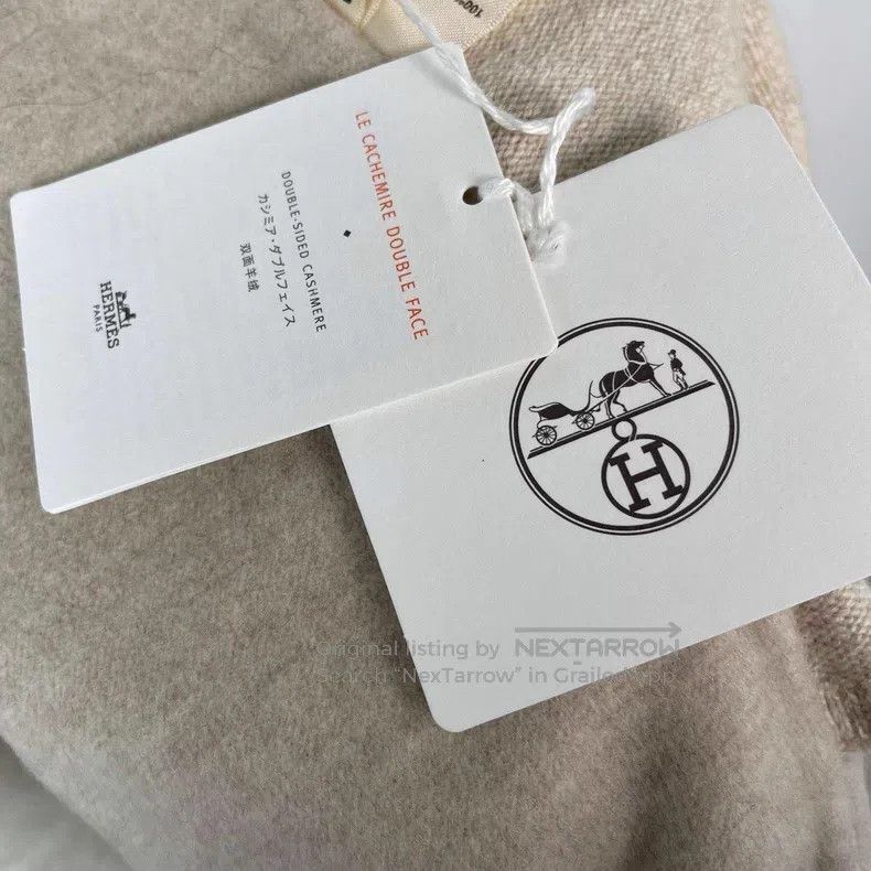 Hermes Hermes Medium-length beige cashmere coat Size XS / US 0-2 / IT 36-38 - 8 Thumbnail