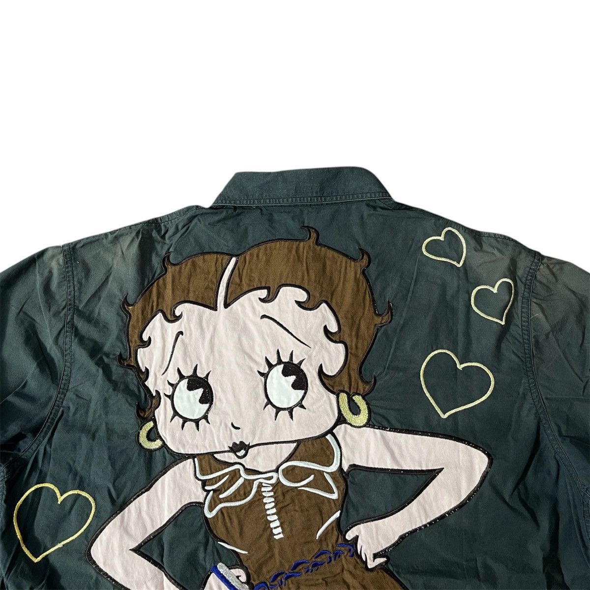 Cartoon Network Vintage Betty Boop Emboidery Long Shirt Size US L / EU 52-54 / 3 - 6 Thumbnail