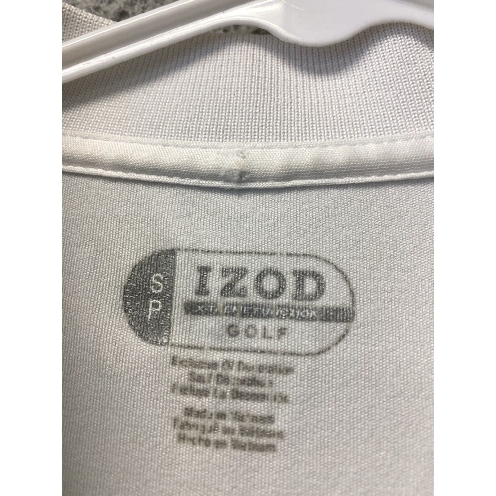 Izod IZOD Polo Shirt Mens S White Blue Striped Collared Golf Short Sleeve /42-69 Size US S / EU 44-46 / 1 - 4 Thumbnail