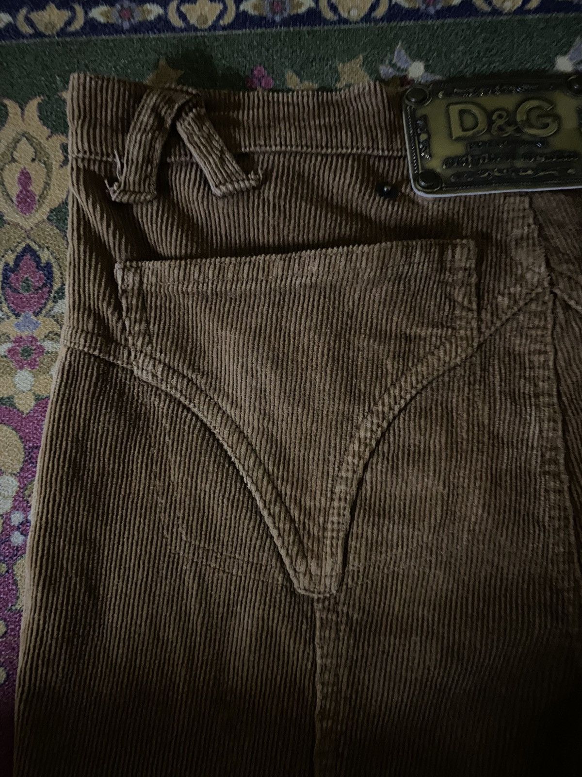 Dolce & Gabbana × Vintage Vintage Dolce & Gabbana Corduroy Pants Size 28" / US 6 / IT 42 - 5 Thumbnail