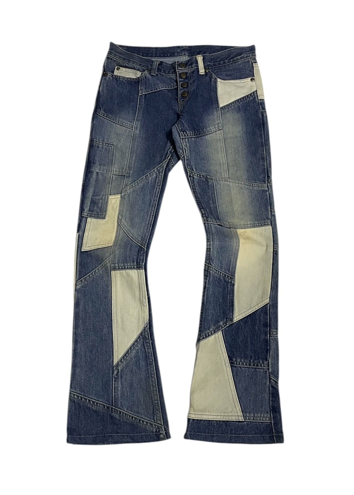 Hysteric Glamour Hysteric Glamour Patchwork Hagi Jeans Size US 29 - 1 Thumbnail
