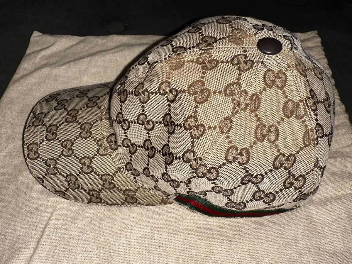 Gucci Gucci Monogram Canvas Baseball Hat Size ONE SIZE - 2 Thumbnail