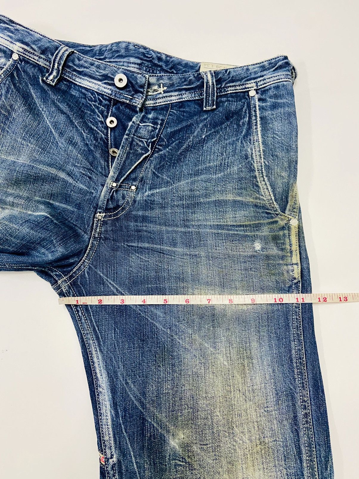 Diesel Diesel PHEYO 008SS Cinch Back Buckle Denim Jeans Men's Size US 29 - 13 Thumbnail
