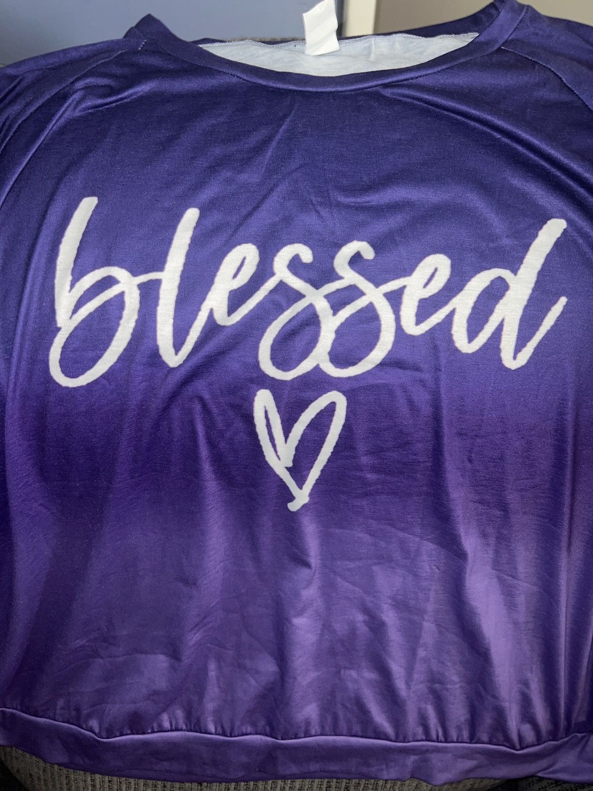 Hypebeast Blessed LS Tee Size 4XL / US 24-26 - 2 Thumbnail