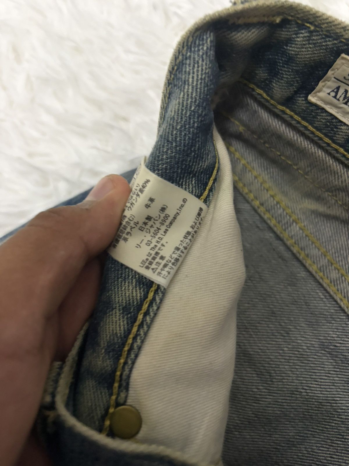Le Grande Bleu (L.G.B.) Rare Lee leopard mudwash flared jeans Size US 31 - 5 Thumbnail