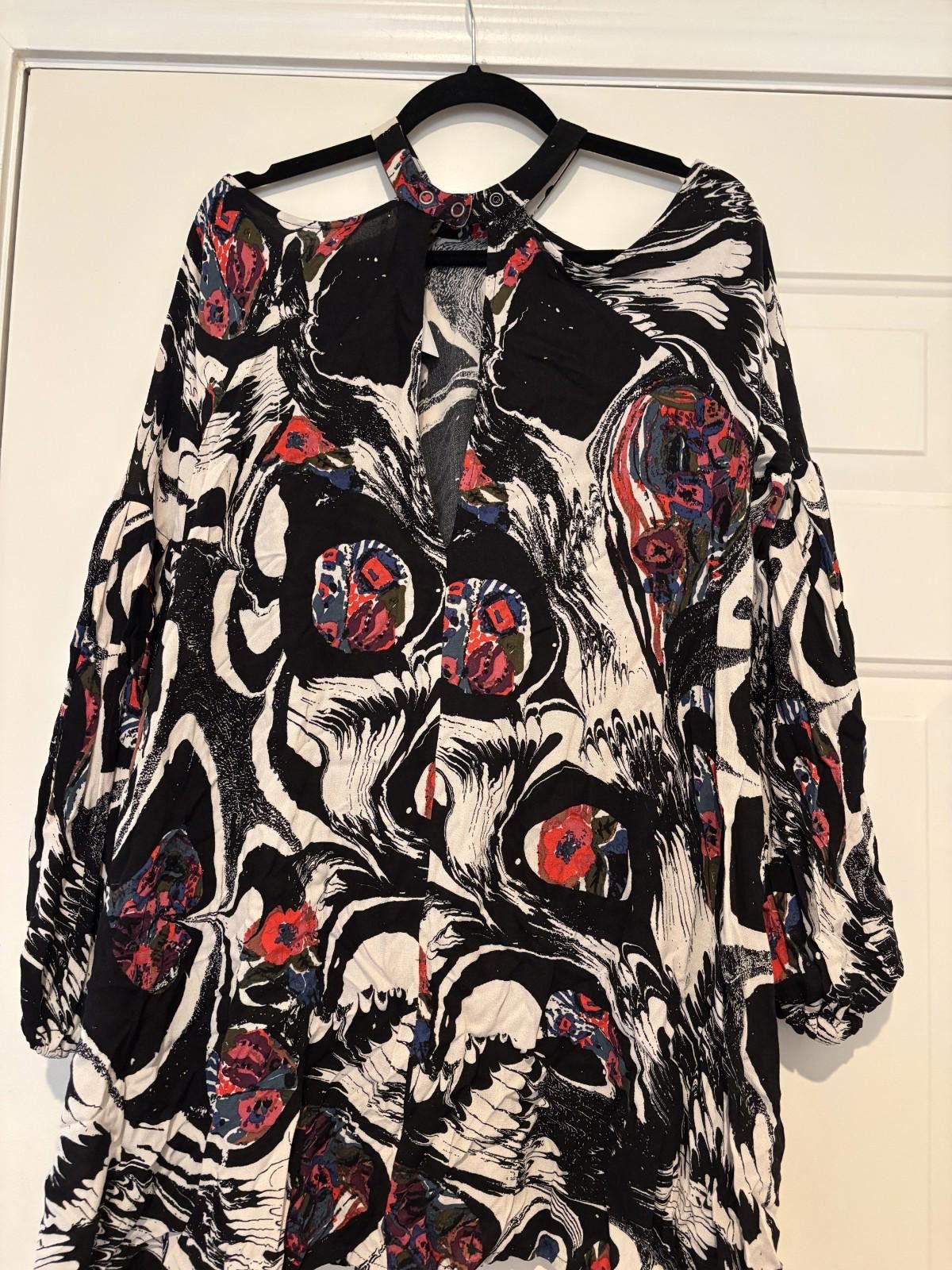 Free People Womens sz S (very oversized) black Free People dress #611 Size S / US 4 / IT 40 - 3 Thumbnail