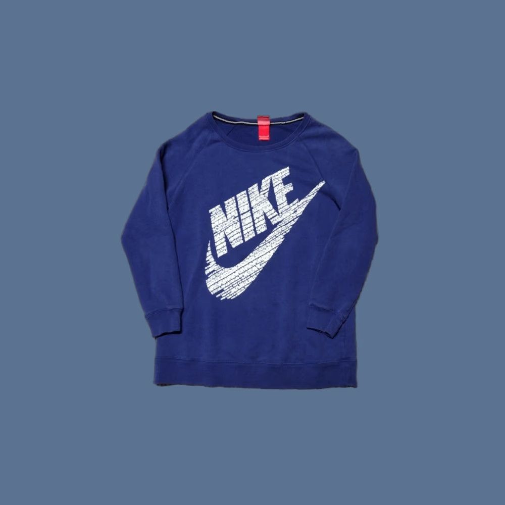 Nike Nike Swoosh Crew Neck Sweatshirt Logo Spellout M Retro Unisex Adults Mens Womens Blue Nike Swoosh Shirt Sweatshirt Crew Neck Logo Spellout Retro M Size US M / EU 48-50 / 2 - 1 Thumbnail