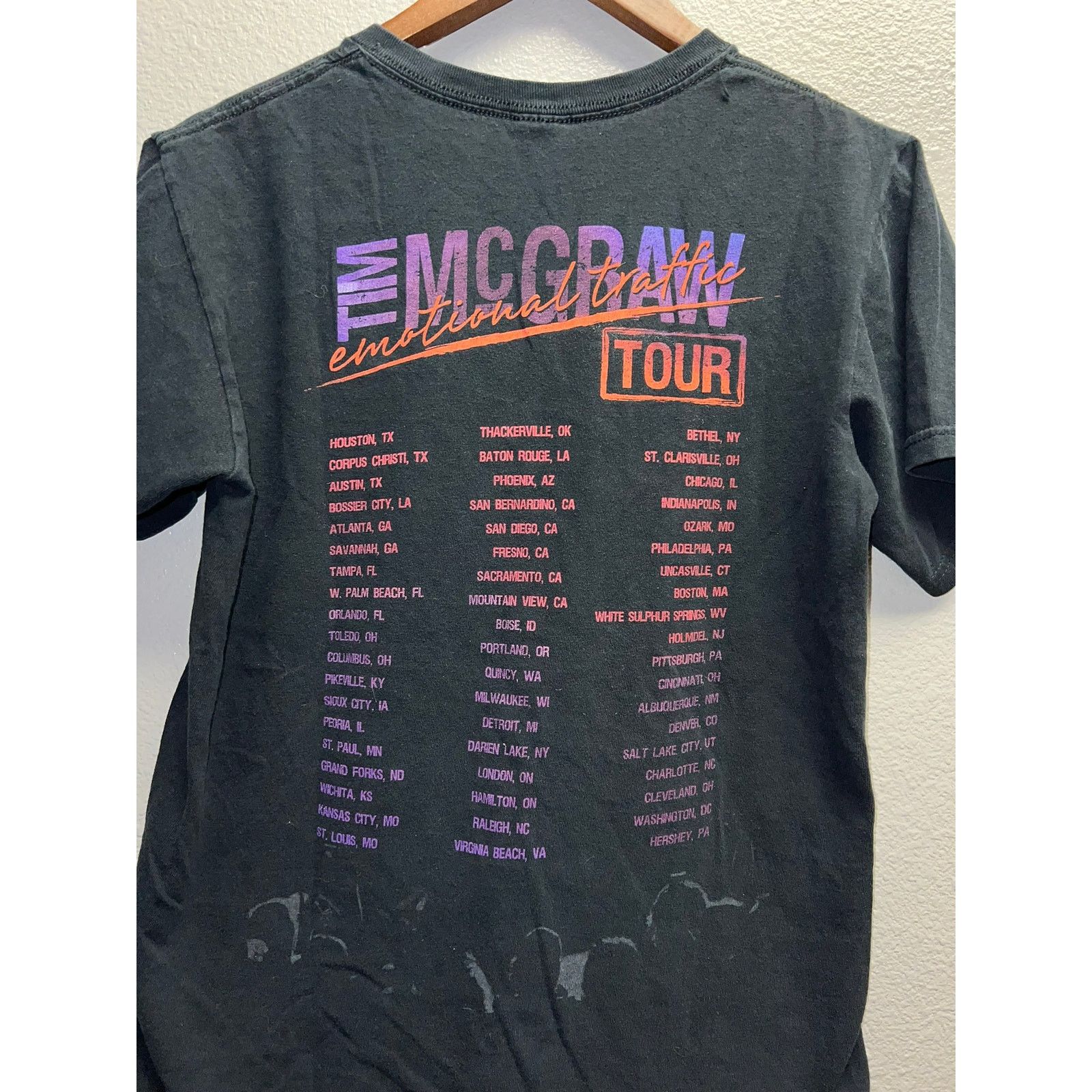 Anvil Tim Mcgraw Emotional Traffic Shirt Tour Concert Country Tee Size US S / EU 44-46 / 1 - 8 Thumbnail