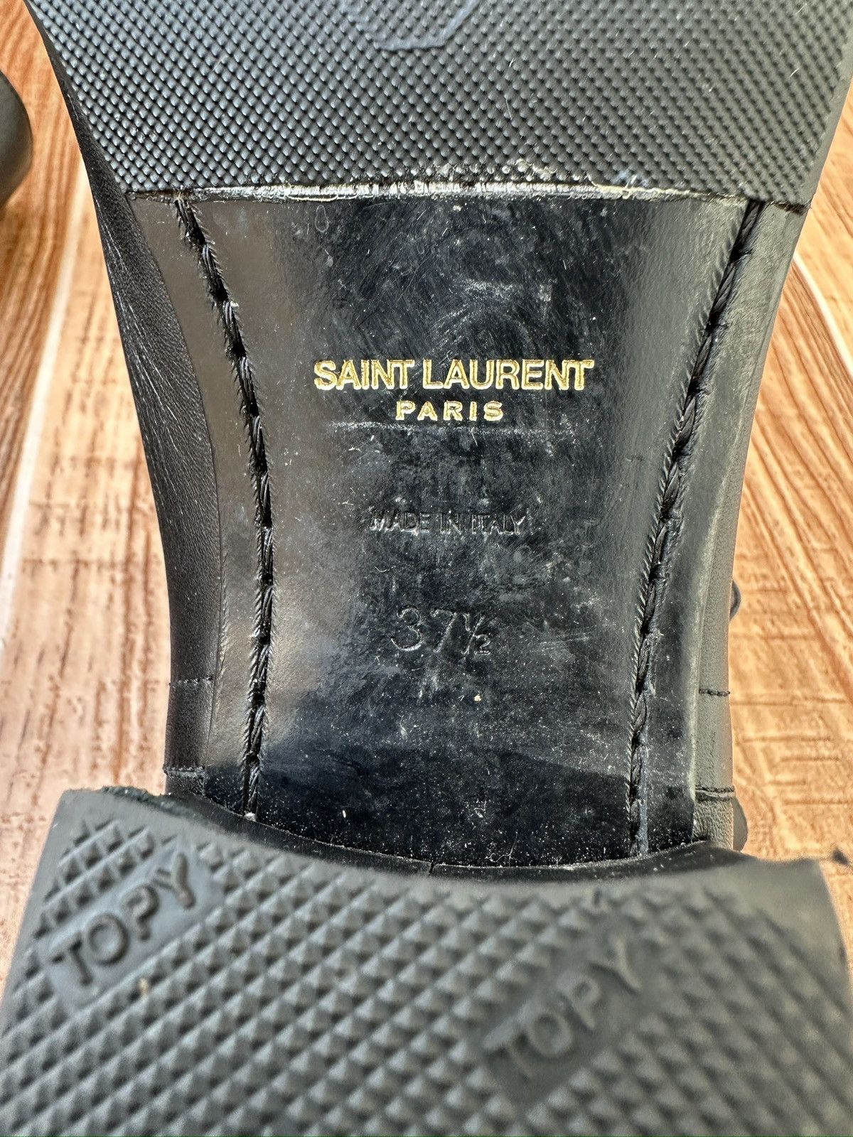 Saint Laurent Paris × Yves Saint Laurent Saint Laurent Leather Cowboy Boots Size US 7.5 / IT 37.5 - 12 Thumbnail