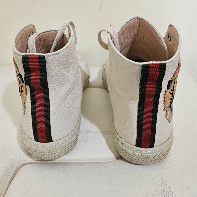 Gucci GUCCI High Top Leather Sneakers for Men Size US 8.5 / EU 41-42 - 3 Thumbnail