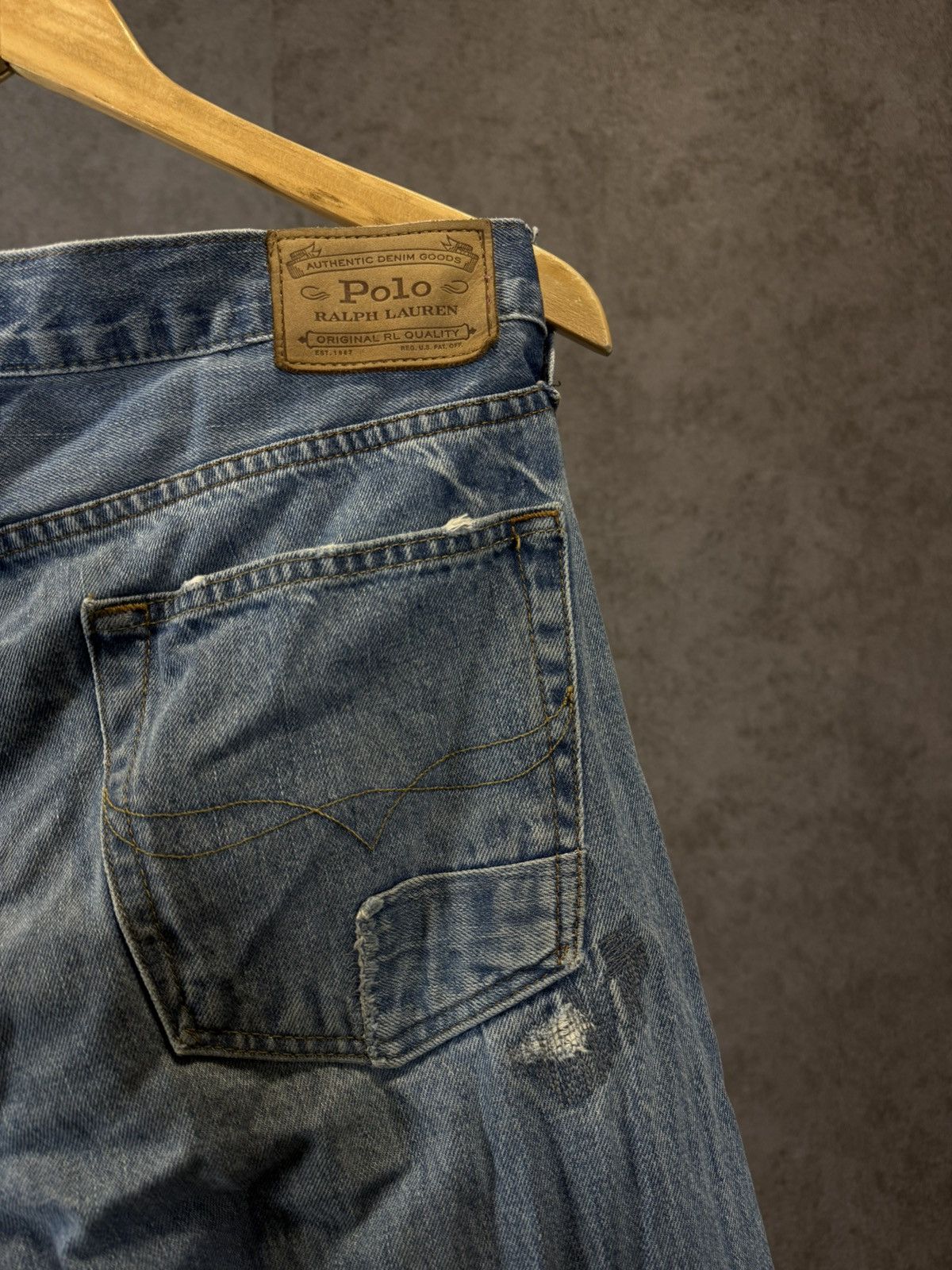 Polo Ralph Lauren Polo Ralph Lauren designer distressed jeans Size US 32 / EU 48 - 10 Thumbnail