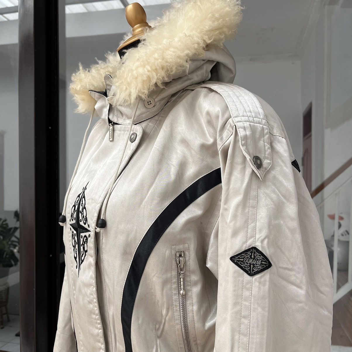 Yamaha Vintage Ski Jacket YAMAHA fux n faur Size L / US 10 / IT 46 - 7 Thumbnail