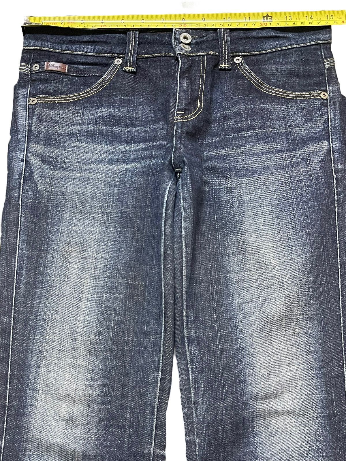 Hysteric Glamour Vintage Japanese Brand Blue Faded Wash Style Bootcut Jeans Size US 30 / EU 46 - 10 Thumbnail