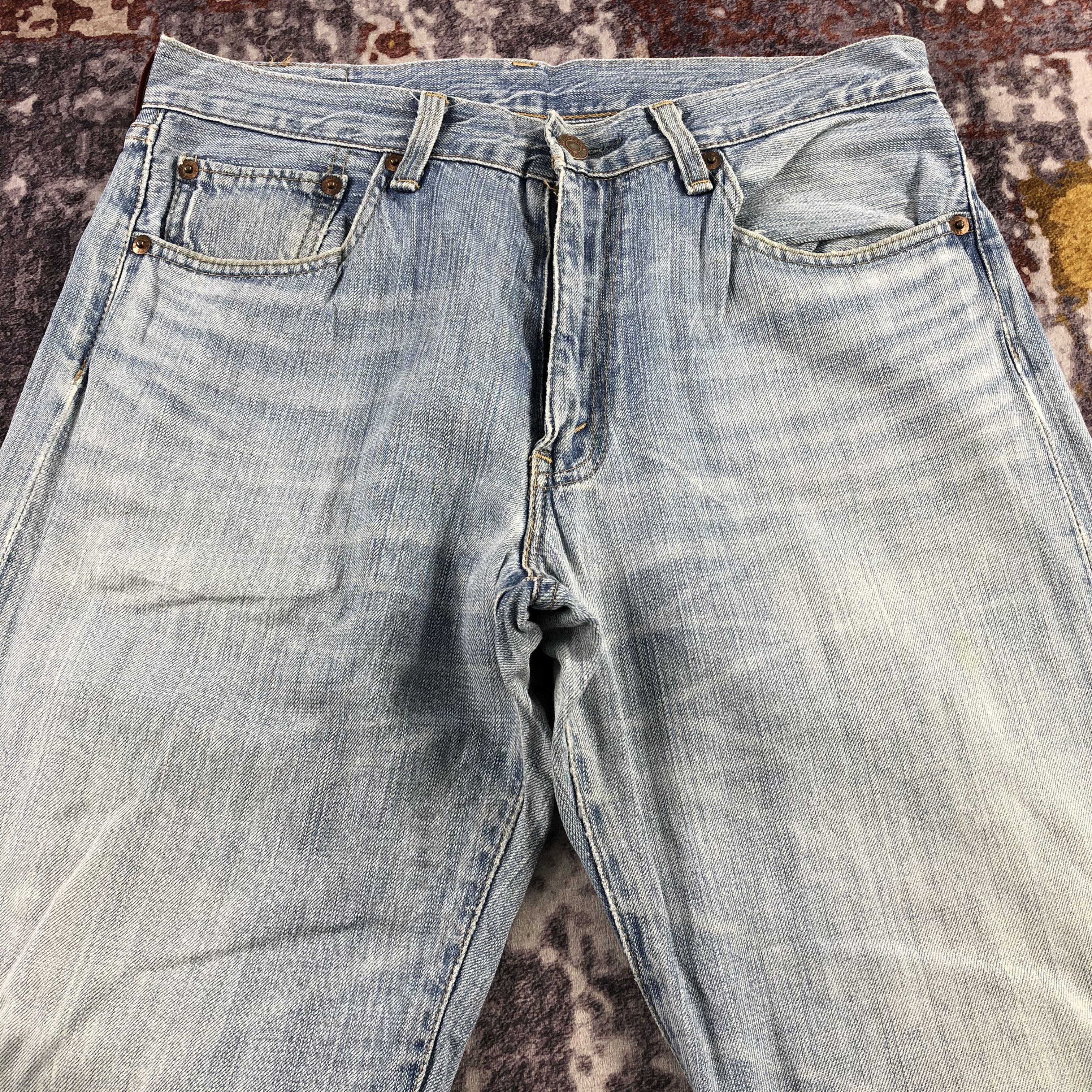 Levi's × Vintage Vintage 90s Levis 510 Redloop Jeans-JM2790 Size US 31 - 3 Thumbnail