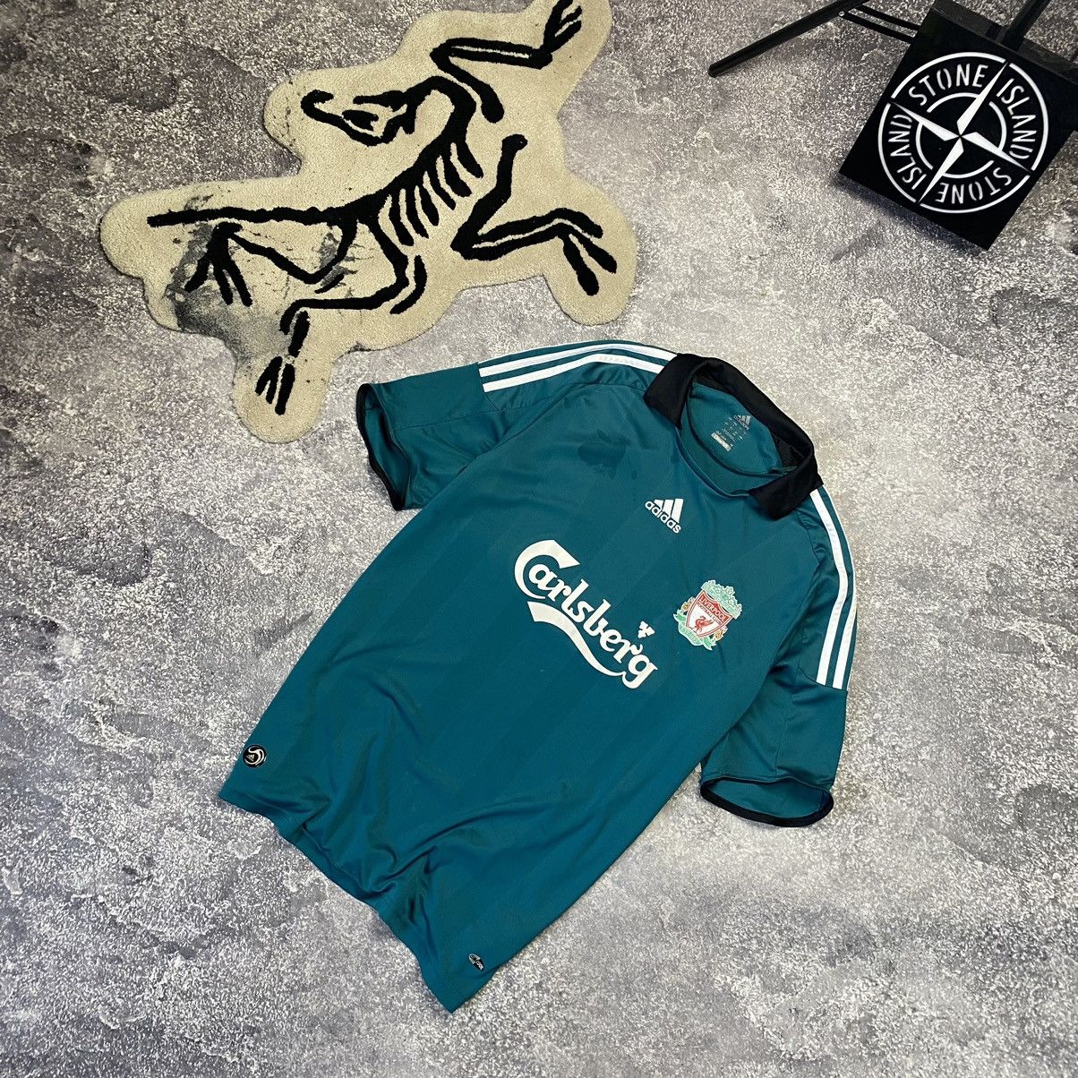 Adidas Vintage Adidas Liverpool Centre logo 2008 soccer jersey Size US L / EU 52-54 / 3 - 2 Thumbnail