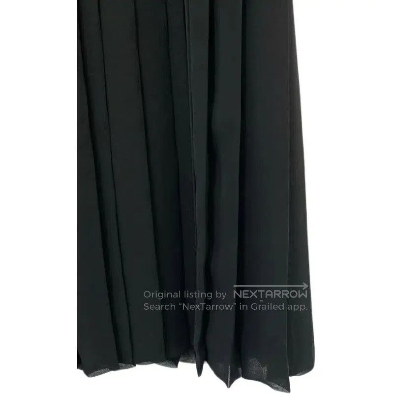 Miu Miu Miu Miu Pleated Black Dress with Embroidery . Size S / US 4 / IT 40 - 3 Thumbnail