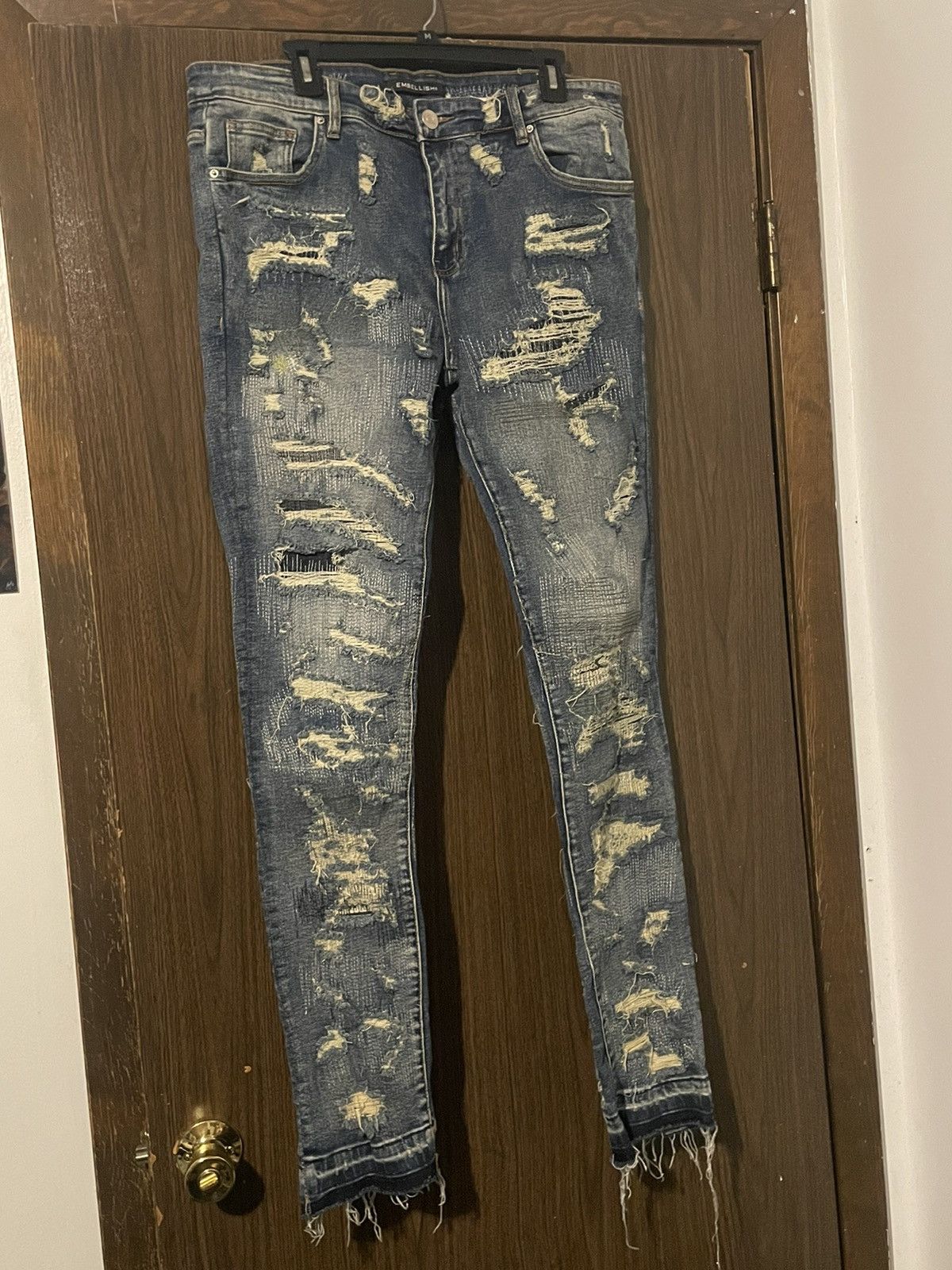 Embellish Herro 85 Scab Denim Heavy Distressed
