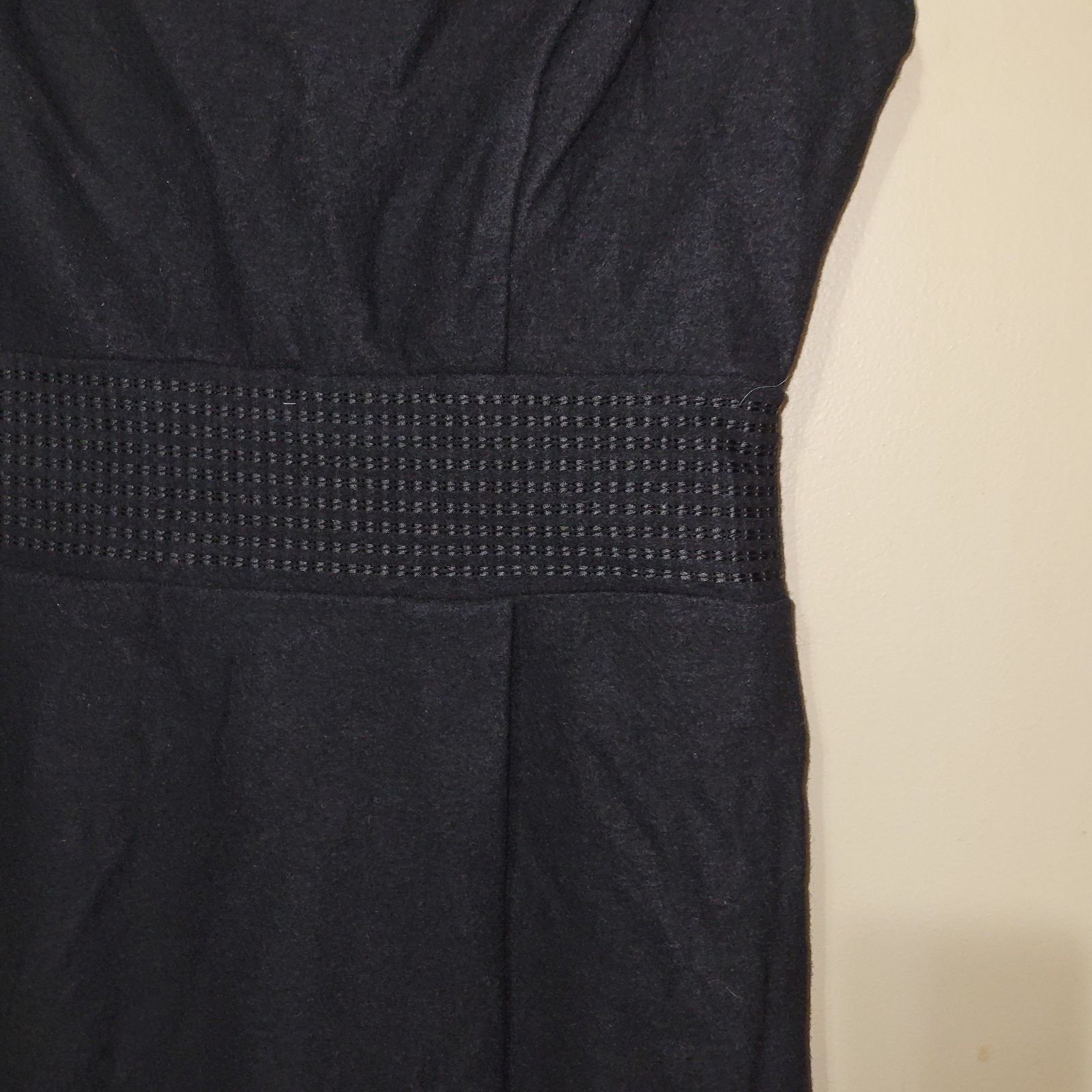 Banana Republic Banana Republic Dress Sheath Size 8 Wool Little Black Dress Size M / US 6-8 / IT 42-44 - 5 Thumbnail