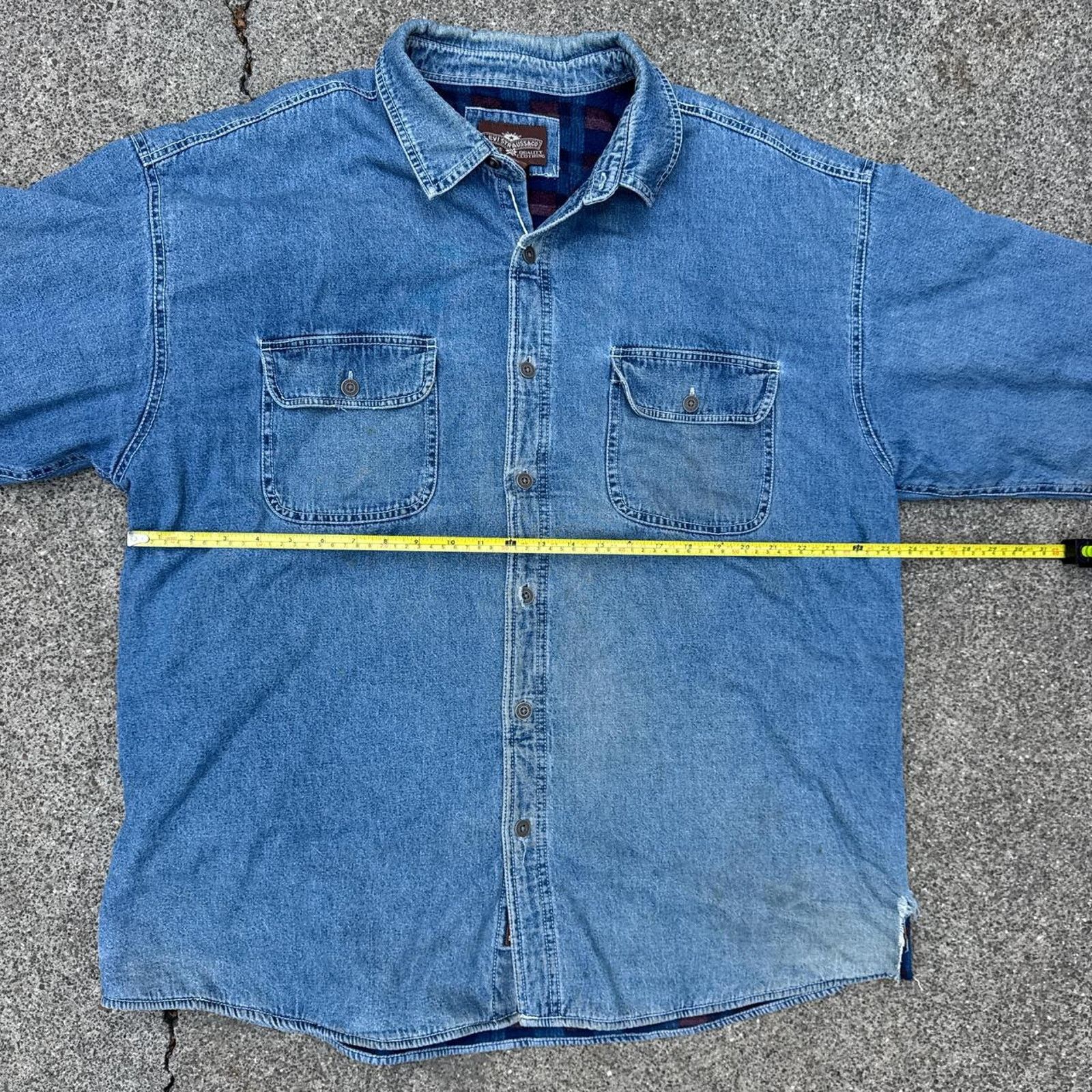 Levi's Levi’s Denim Flannel-Lined Jacket – Size XXL Size US M / EU 48-50 / 2 - 6 Thumbnail