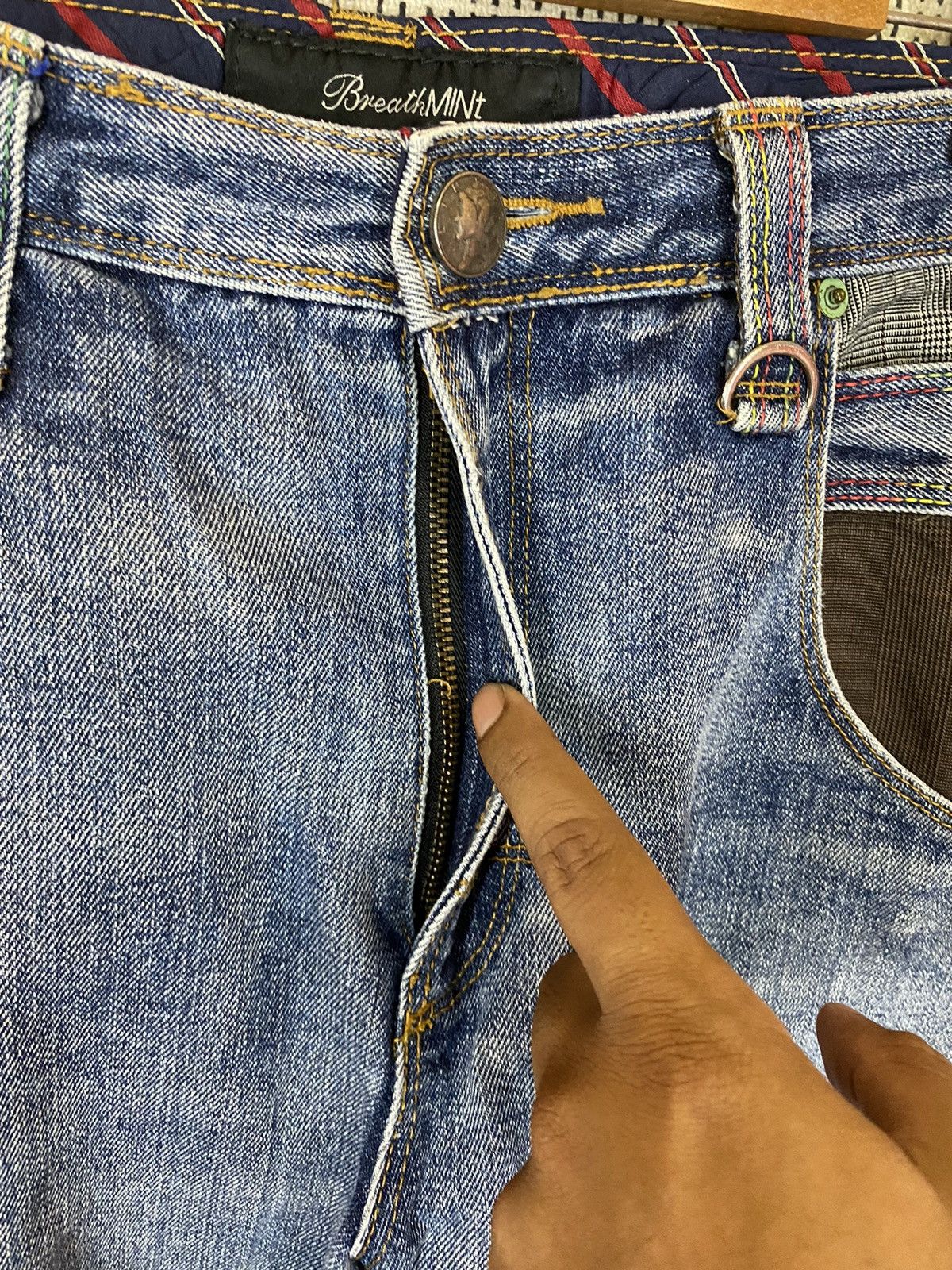 Japanese Brand × Seditionaries Breathmint double waist flared denim very rare Size US 34 / EU 50 - 12 Thumbnail
