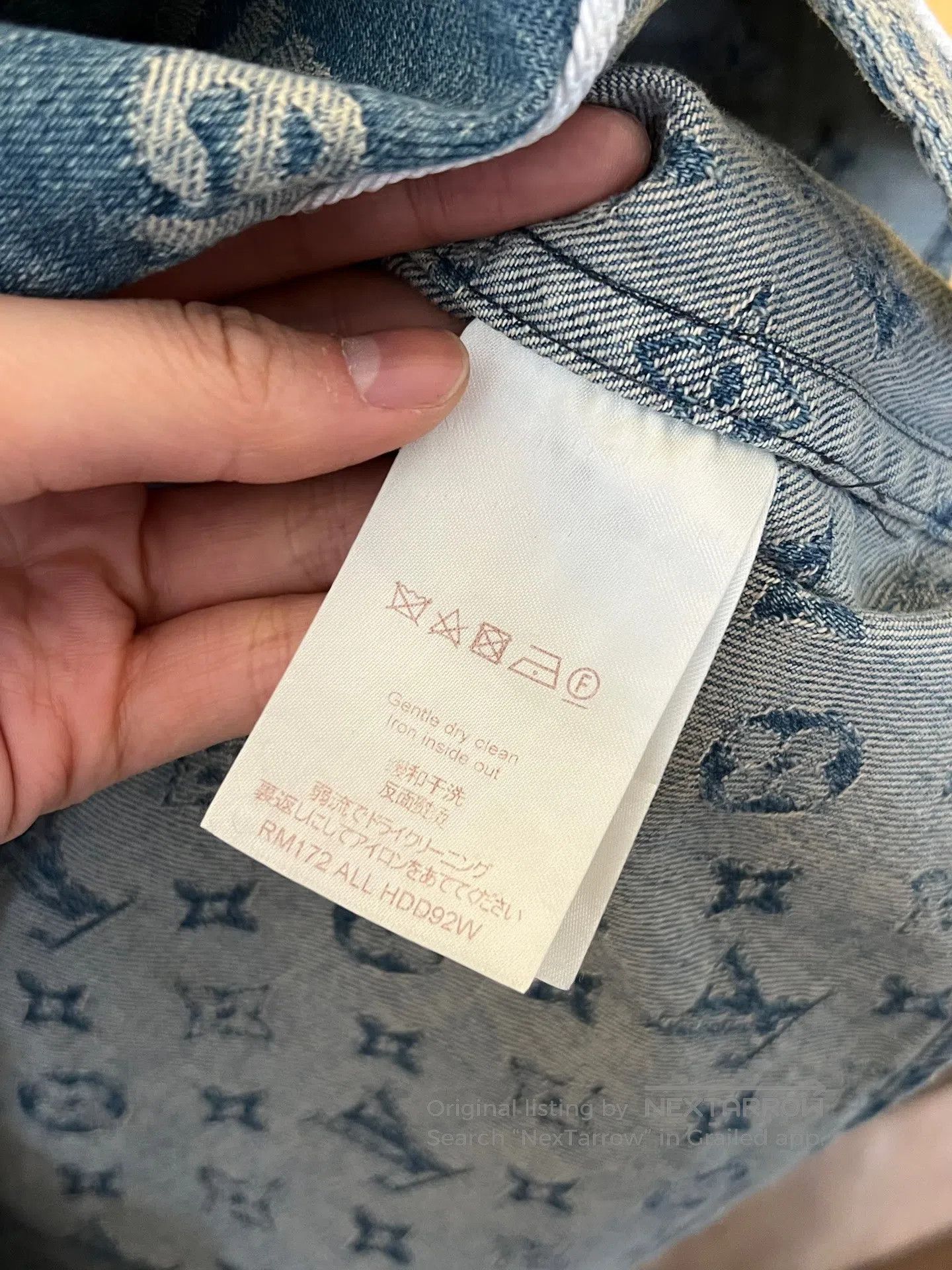 Louis Vuitton Louis Vuitton Blue Baseball Jacket| Size US XS / EU 42 / 0 - 5 Thumbnail